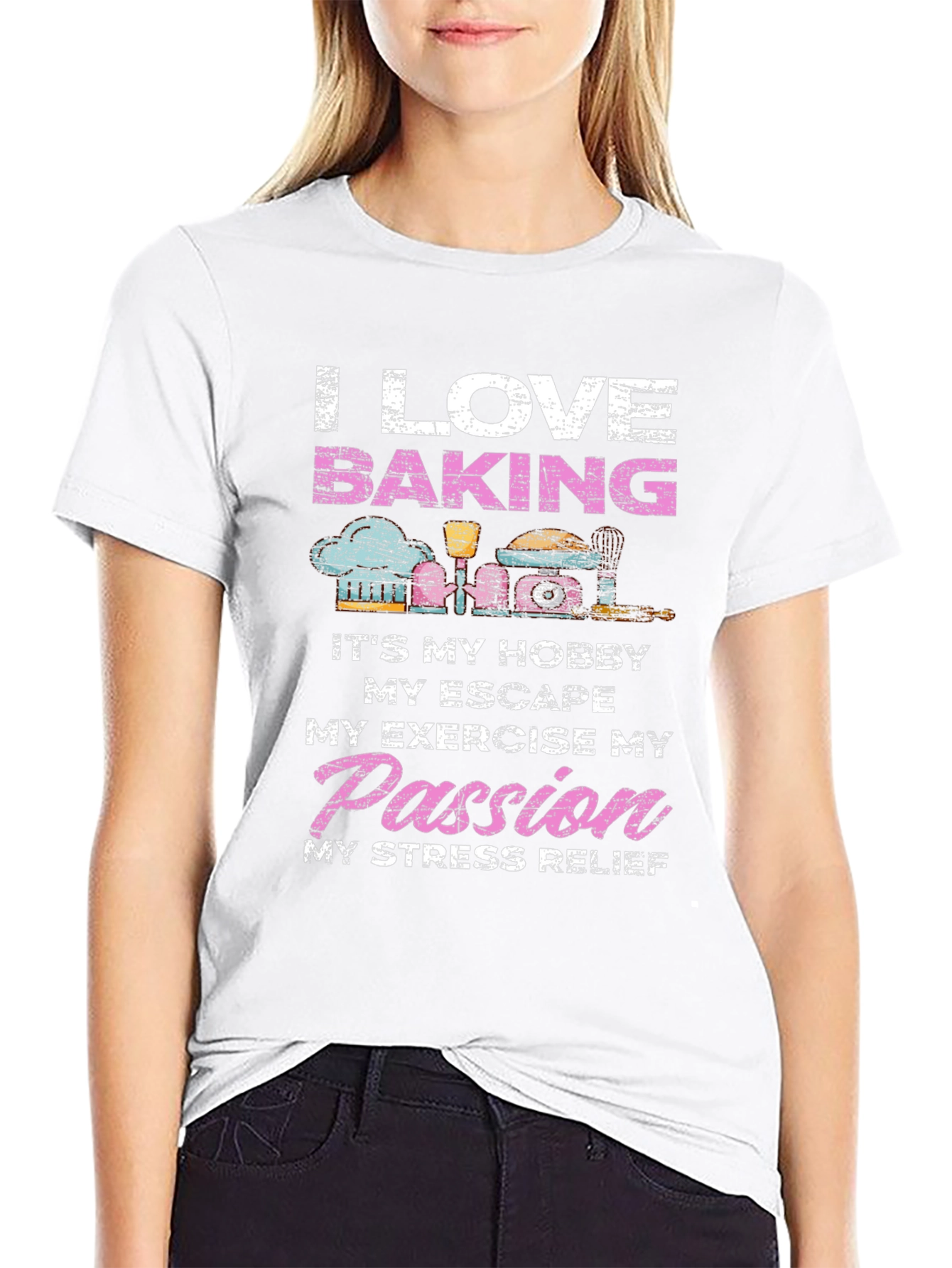 I Love Baking T-Shirt - Hobby Passion Tee