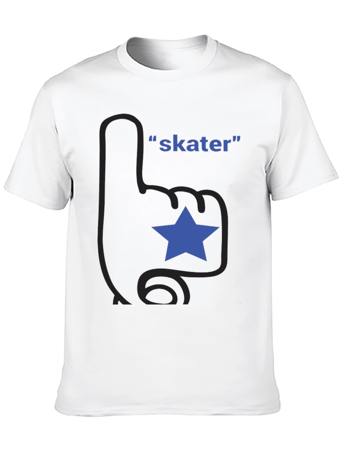 Skater Star Black T-Shirt
