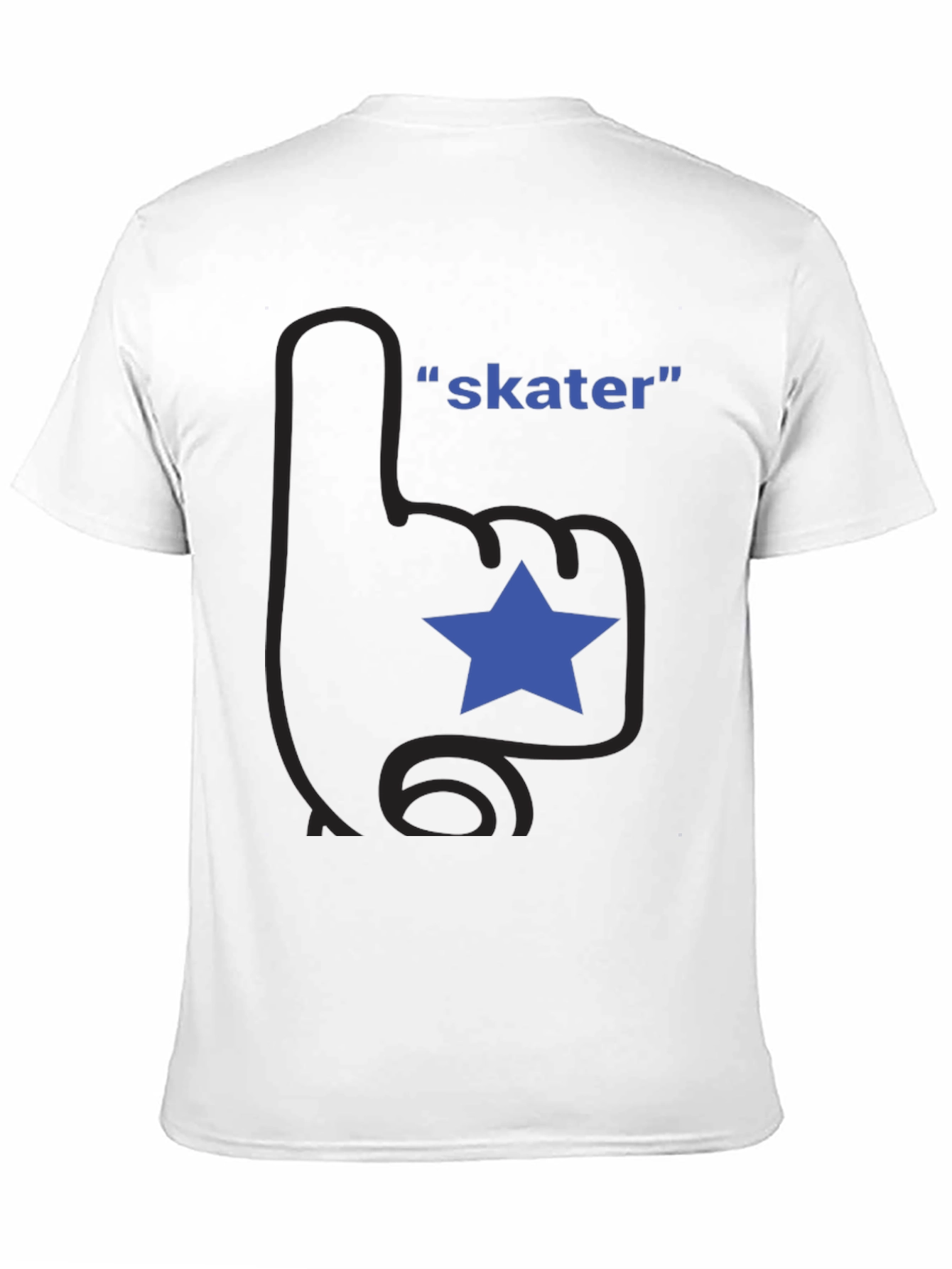 Skater Star Black T-Shirt