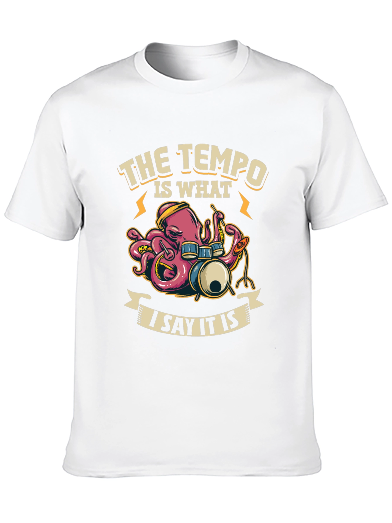 Tempo Octopus Drummer T-Shirt