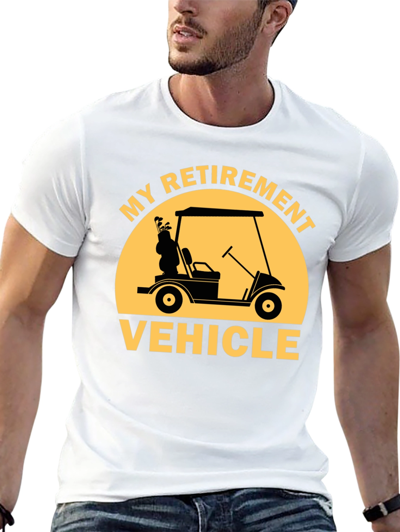 Retirement Vehicle Golf Cart T-Shirt