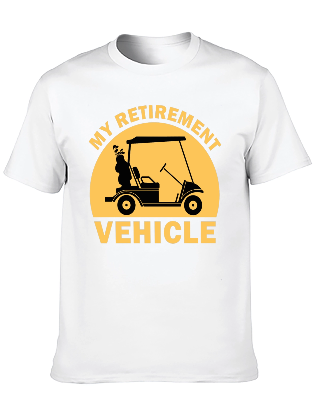 Retirement Vehicle Golf Cart T-Shirt