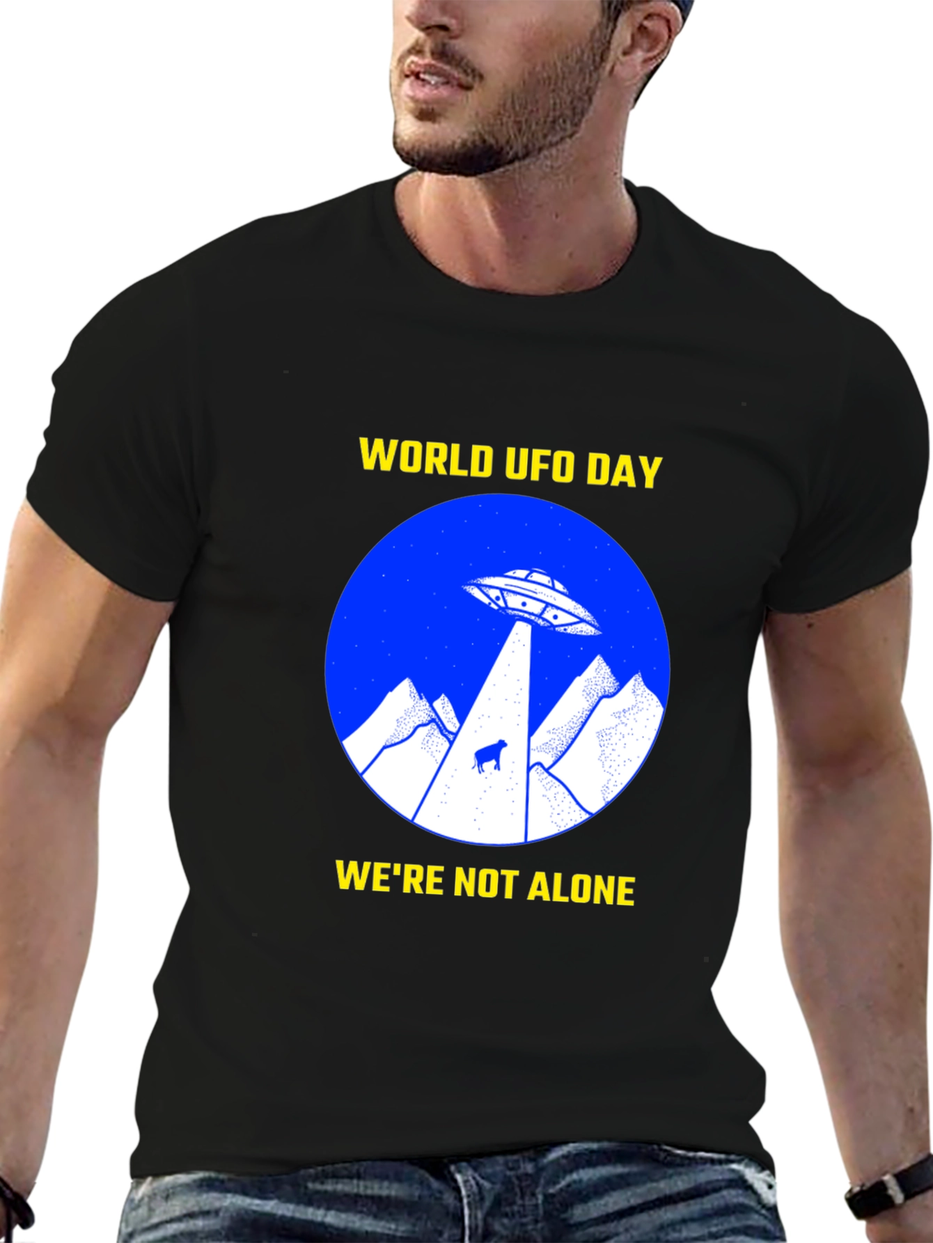 World UFO Day T-Shirt - Were Not Alone