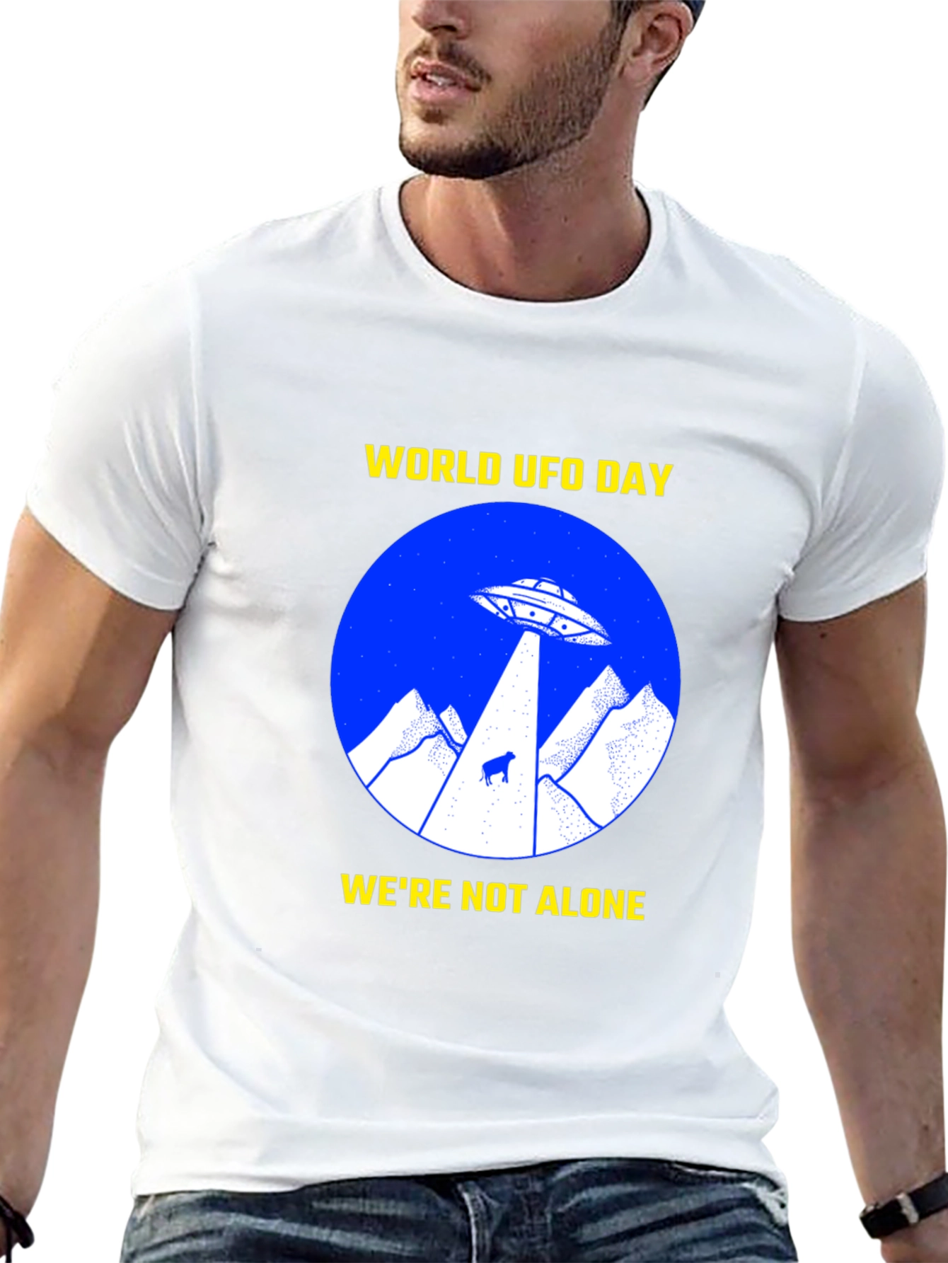 World UFO Day T-Shirt - Were Not Alone