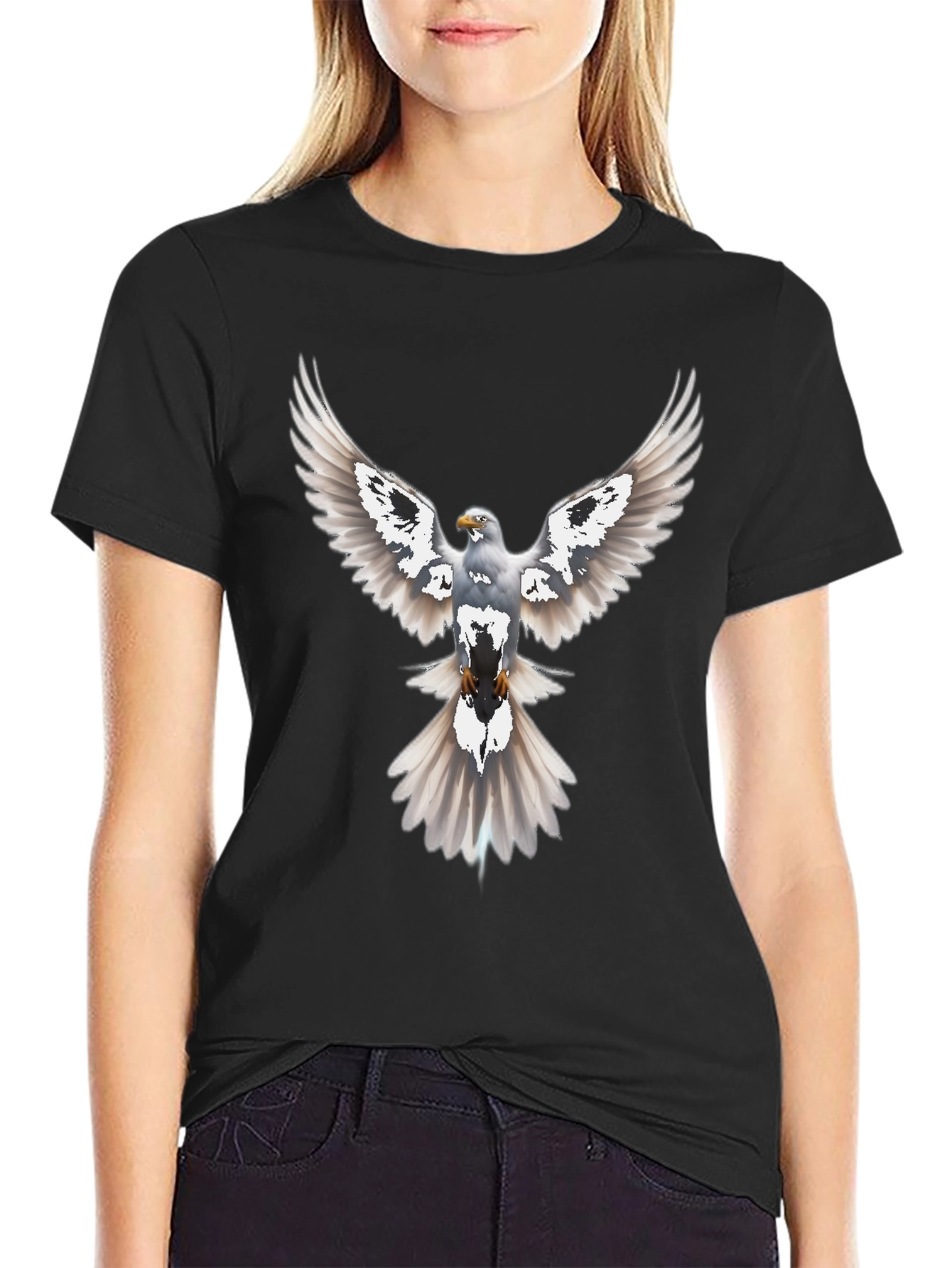 Dove Graphic Black T-Shirt