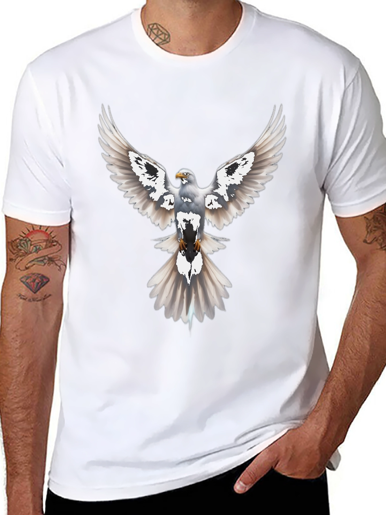 Dove Graphic Black T-Shirt