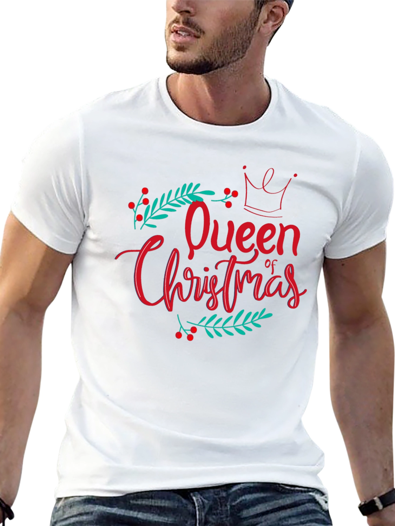 Queen of Christmas T-Shirt - Festive Holiday Tee