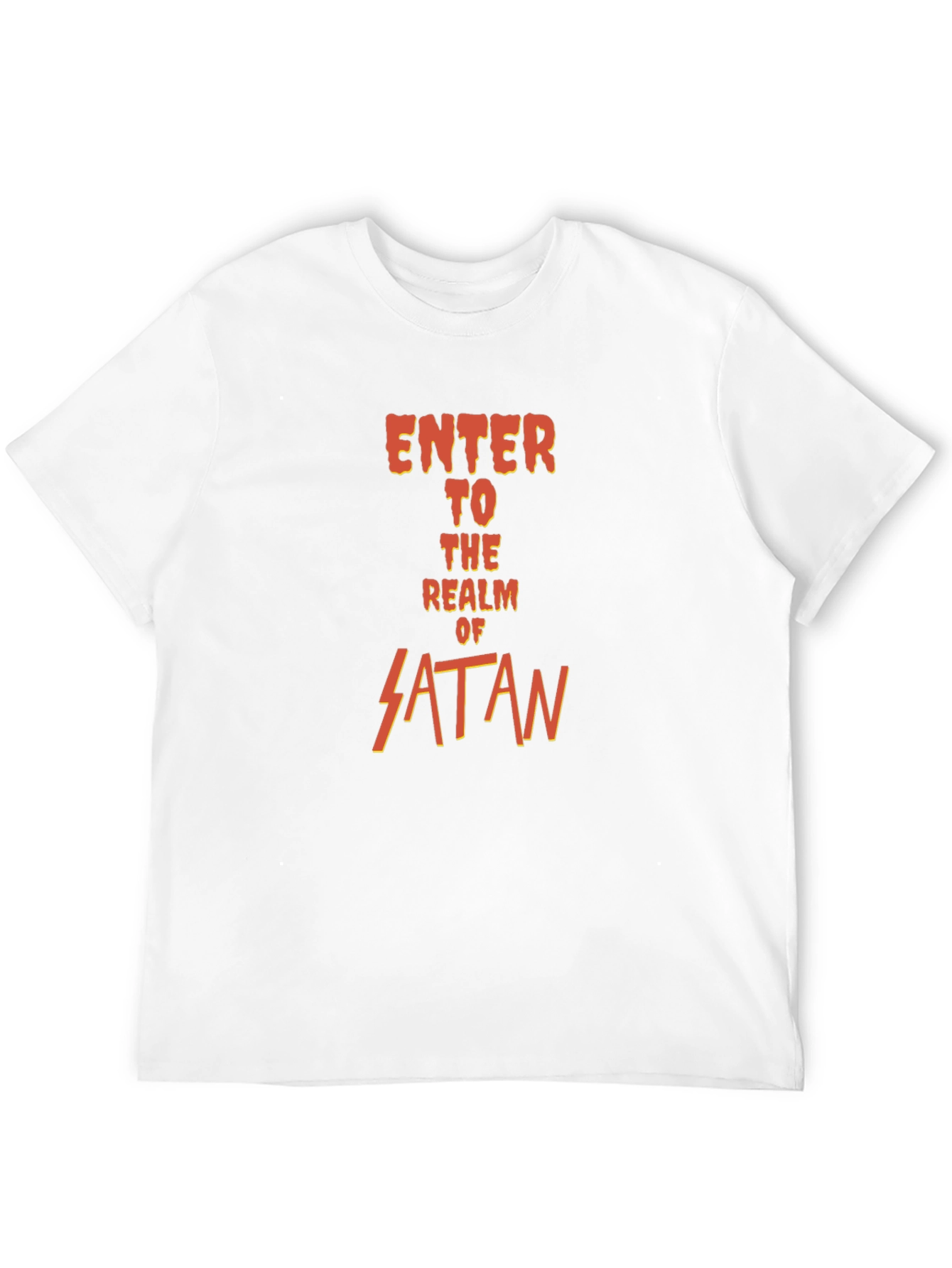 Enter the Realm of Satan Black Tee