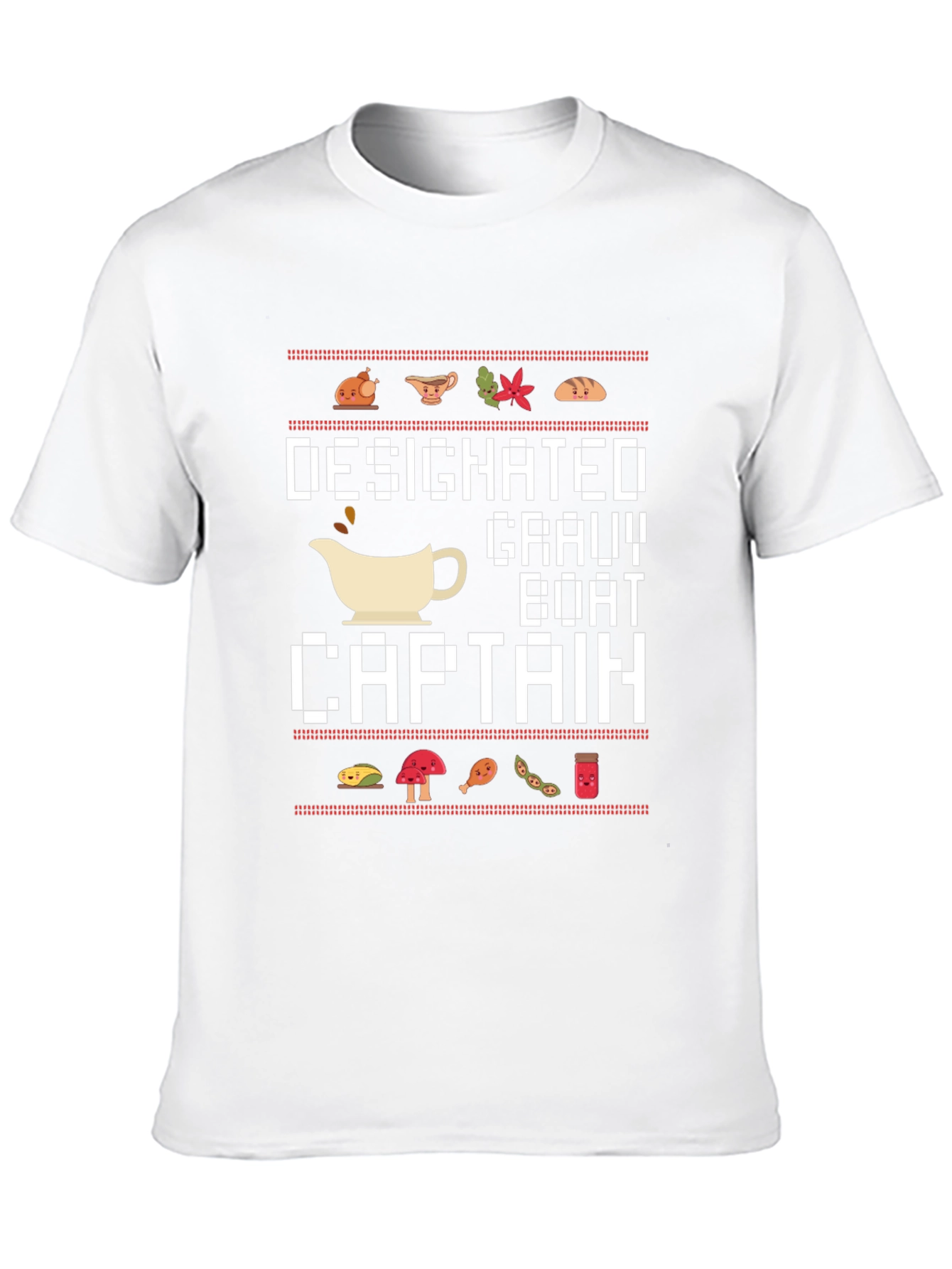 Designated Gravy Boat Captain Black T-Shirt