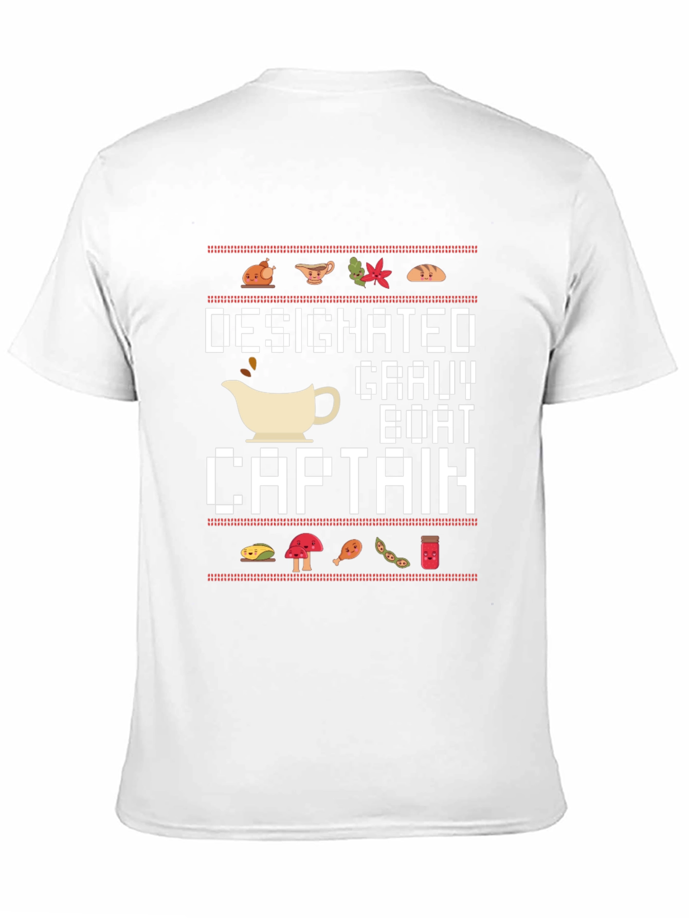 Designated Gravy Boat Captain Black T-Shirt