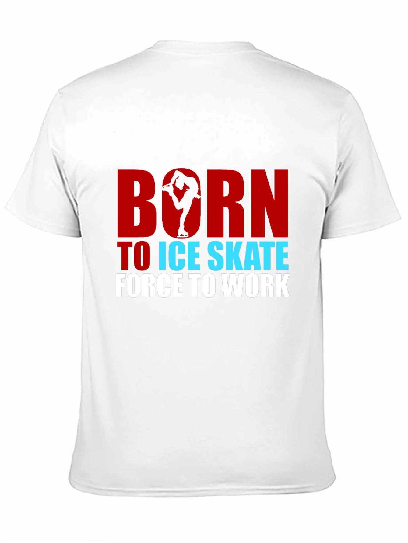 Born to Ice Skate Graphic T-Shirt - Black