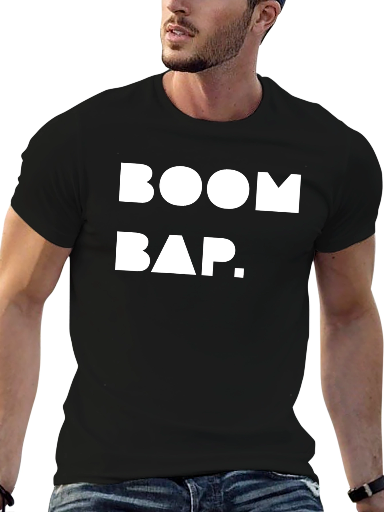 Boom Bap Black T-Shirt - Hip Hop Style