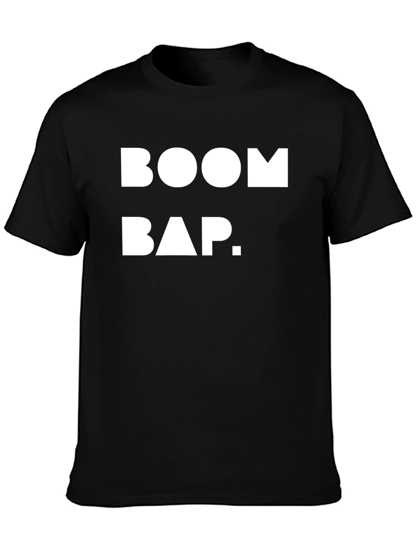 Boom Bap Black T-Shirt - Hip Hop Style