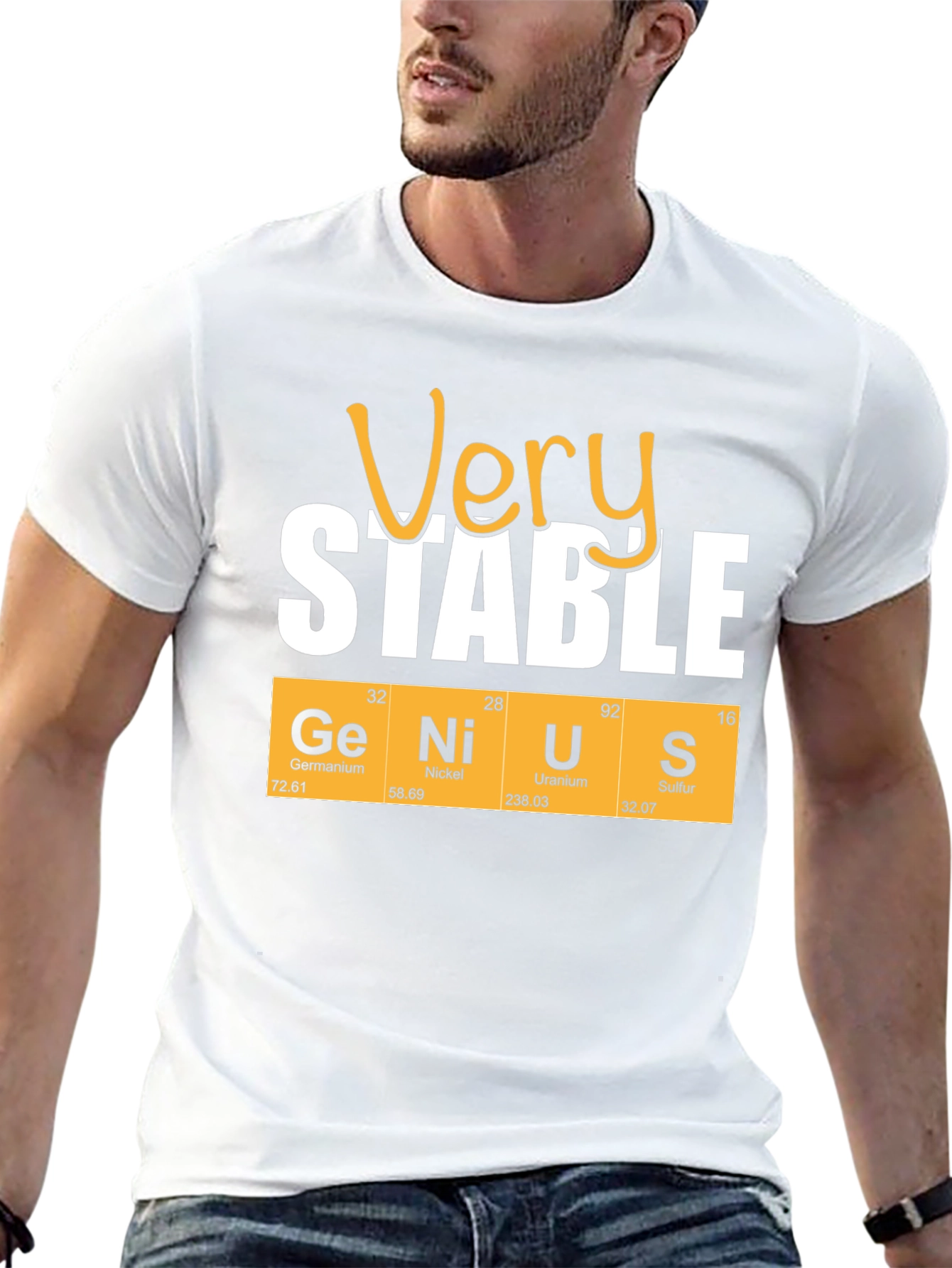 Very Stable Genius Periodic Table T-Shirt