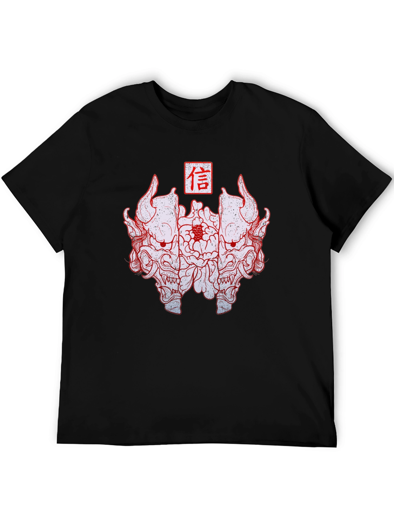 Japanese Oni Mask Graphic Tee