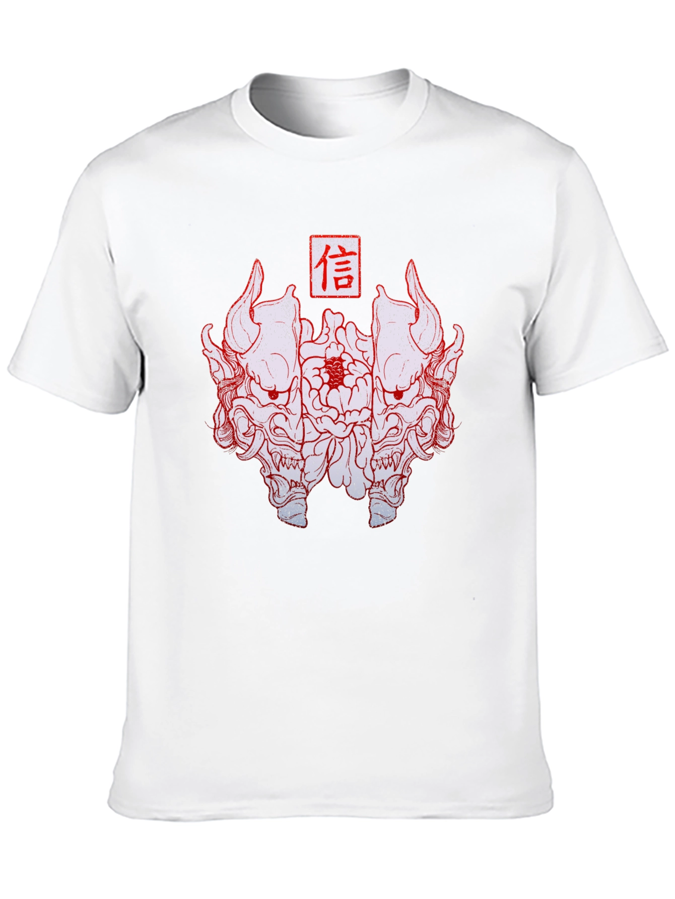 Japanese Oni Mask Graphic Tee