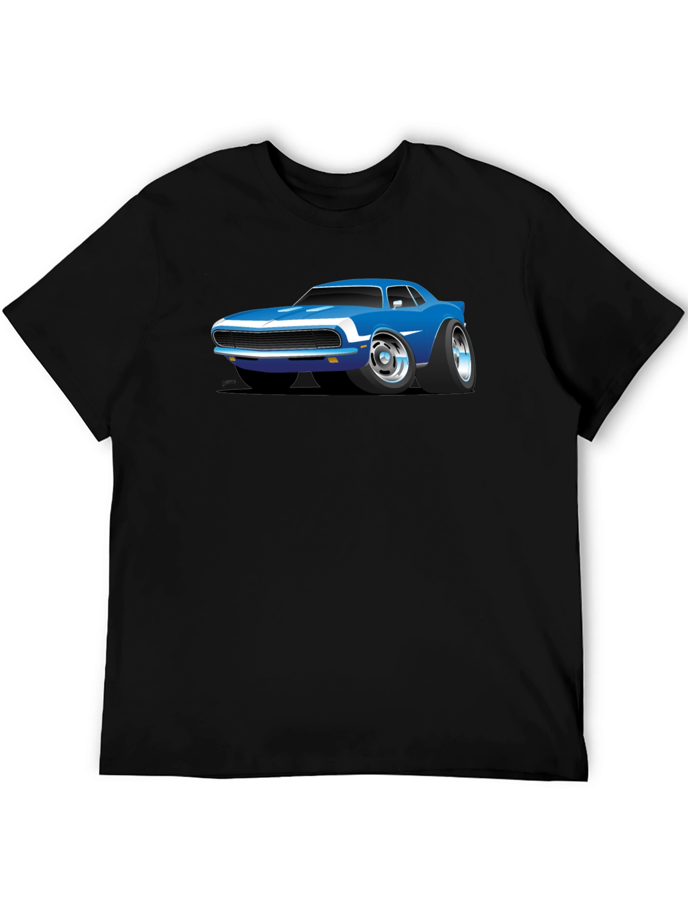 Cartoon Car Graphic T-Shirt