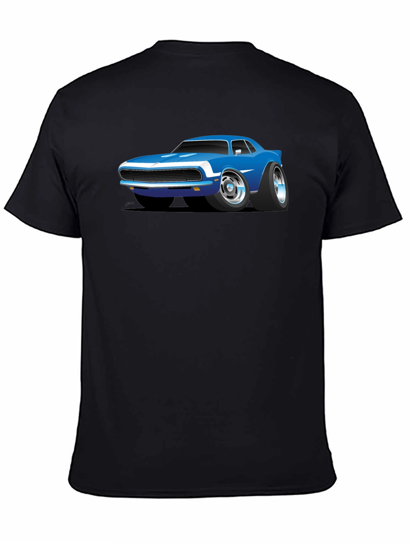Cartoon Car Graphic T-Shirt