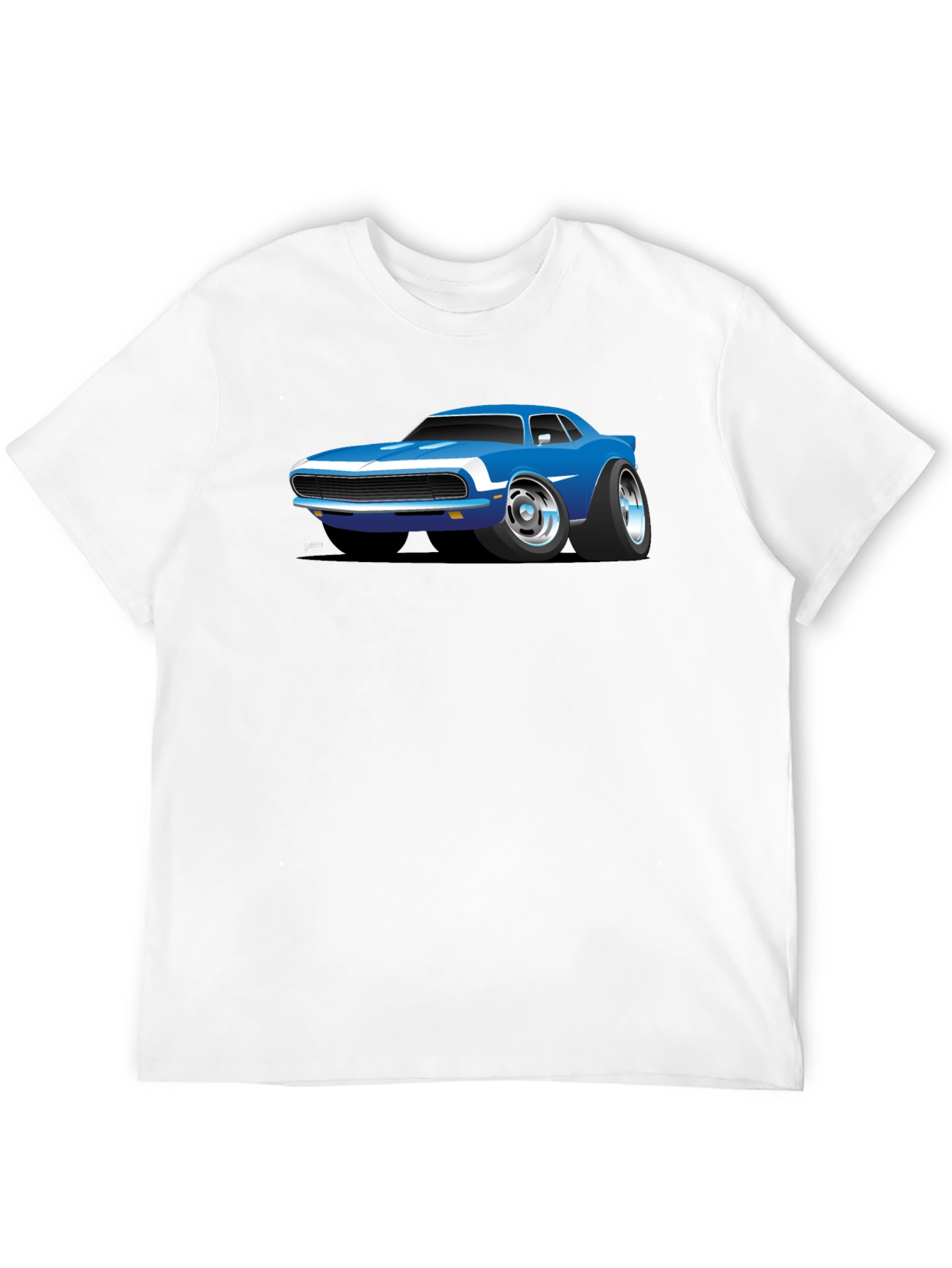 Cartoon Car Graphic T-Shirt