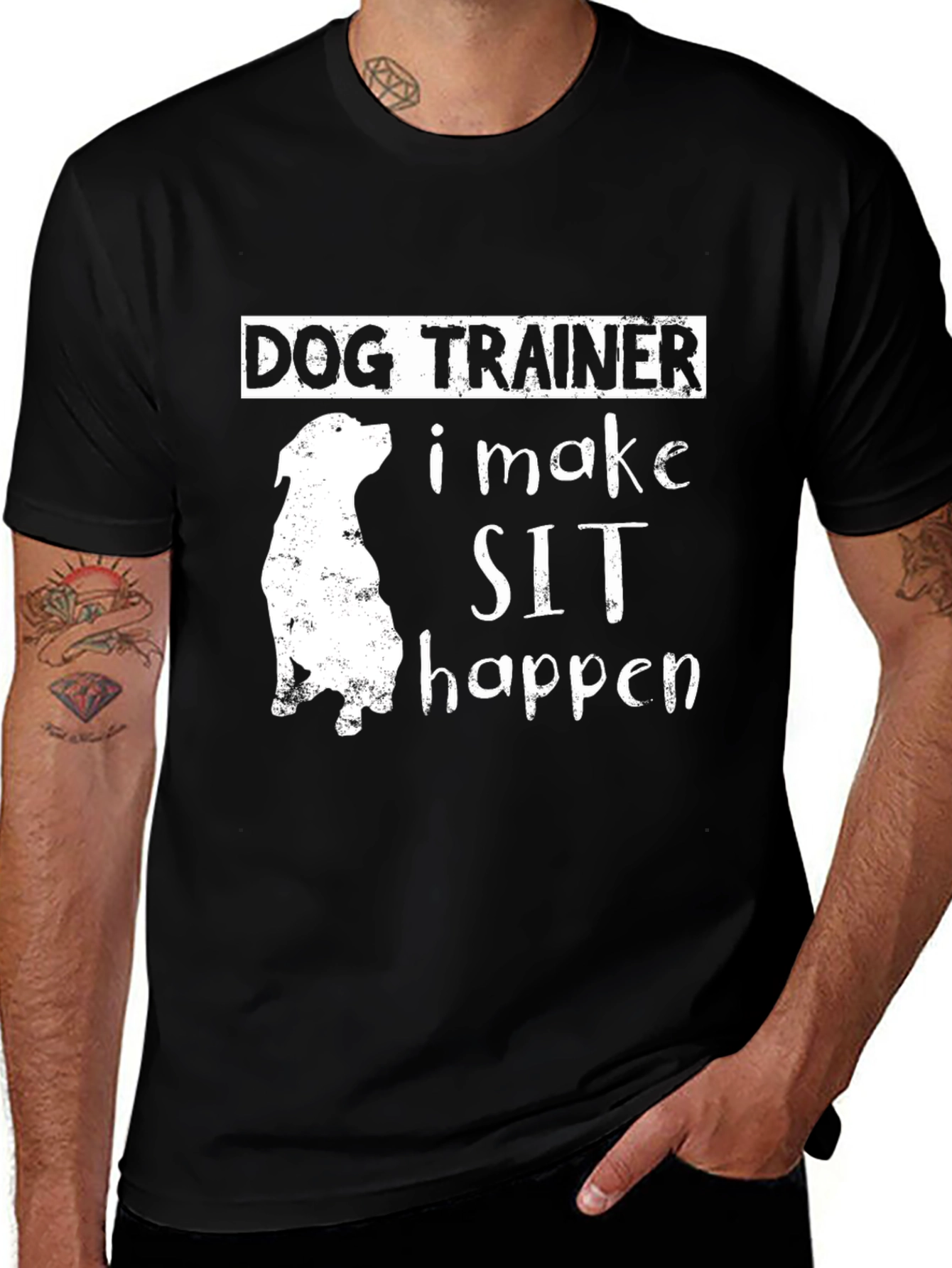 Dog Trainer T-Shirt - I Make Sit Happen