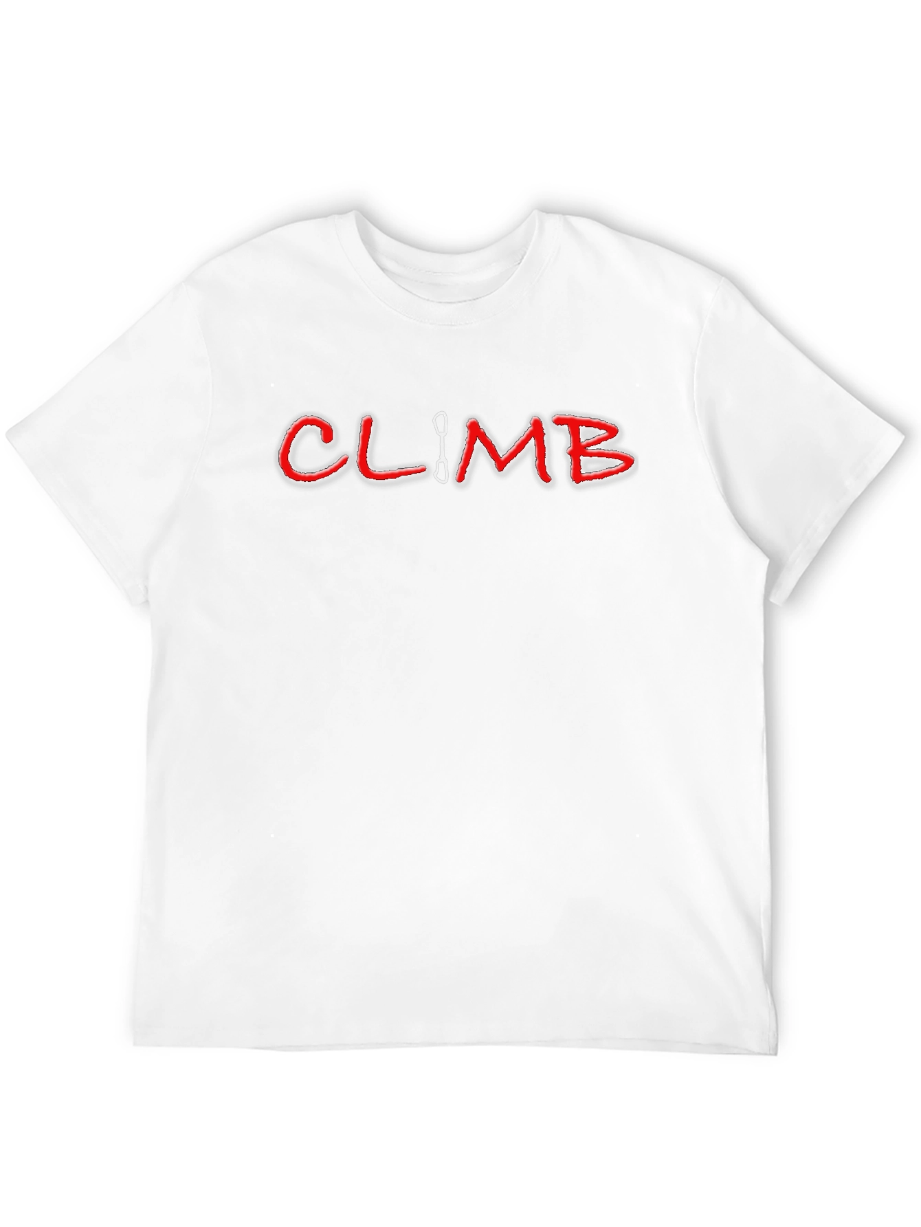 Climb Graphic T-Shirt - Black Crew Neck Tee