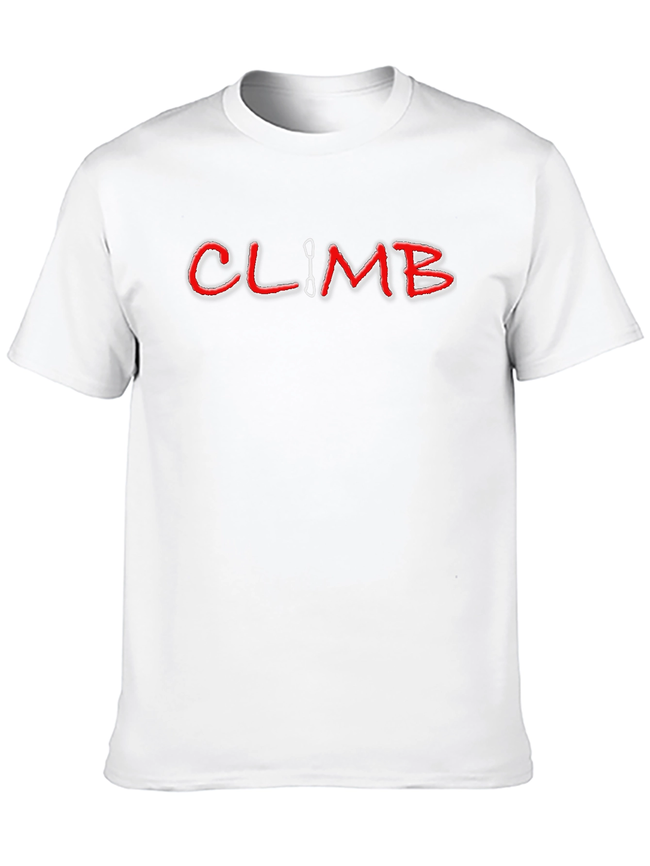 Climb Graphic T-Shirt - Black Crew Neck Tee