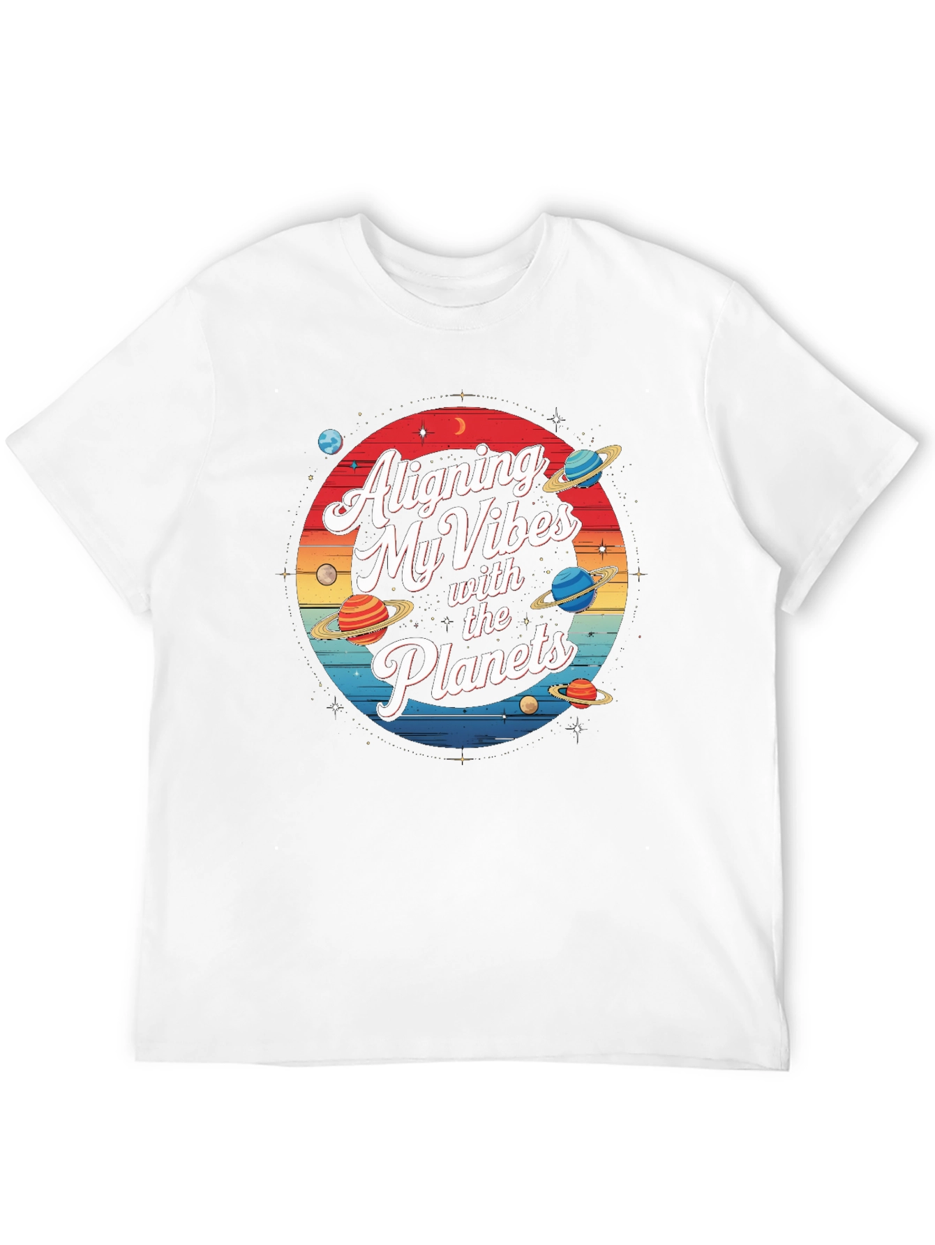 Aligning Vibes Planets Graphic Tee