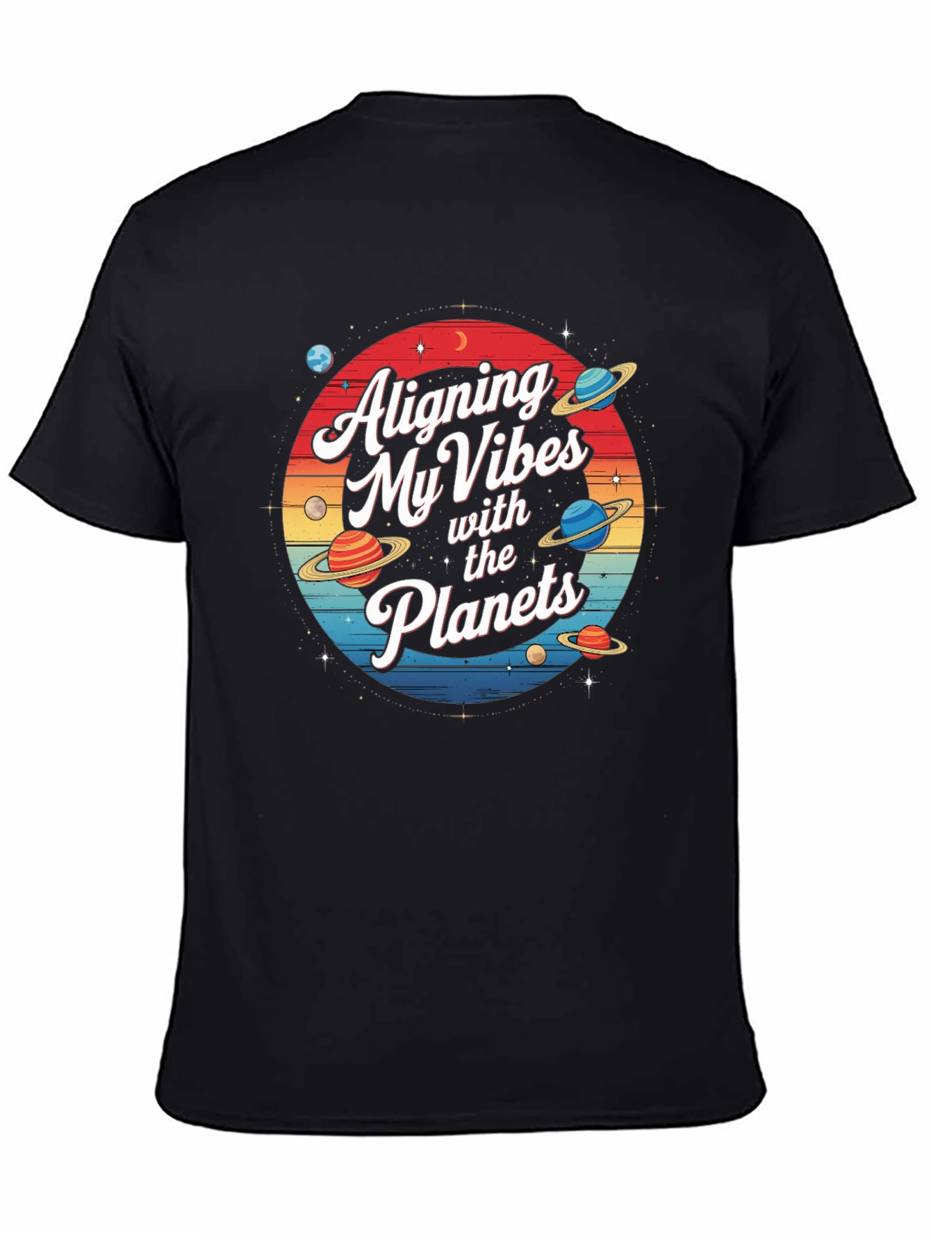 Aligning Vibes Planets Graphic Tee