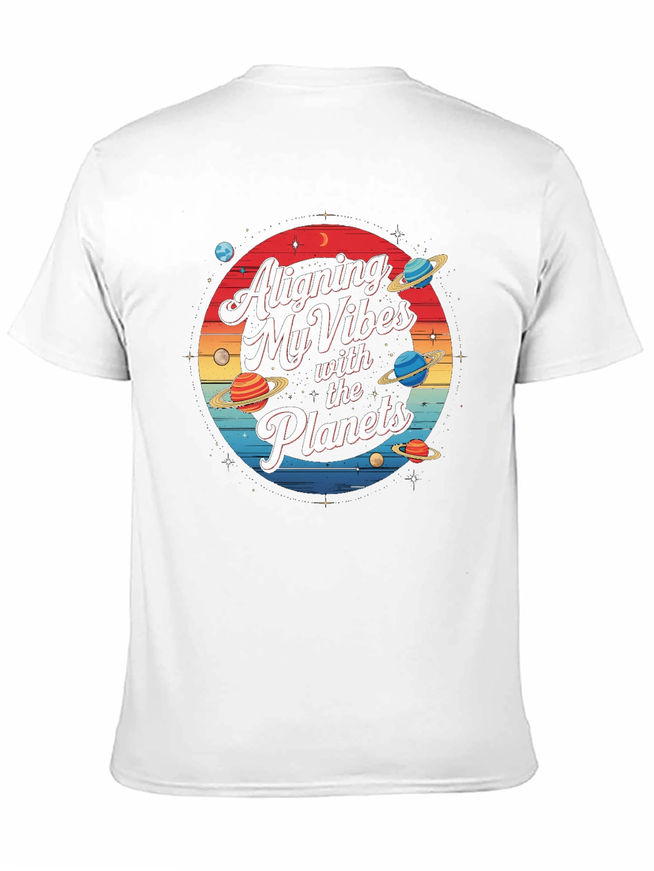 Aligning Vibes Planets Graphic Tee