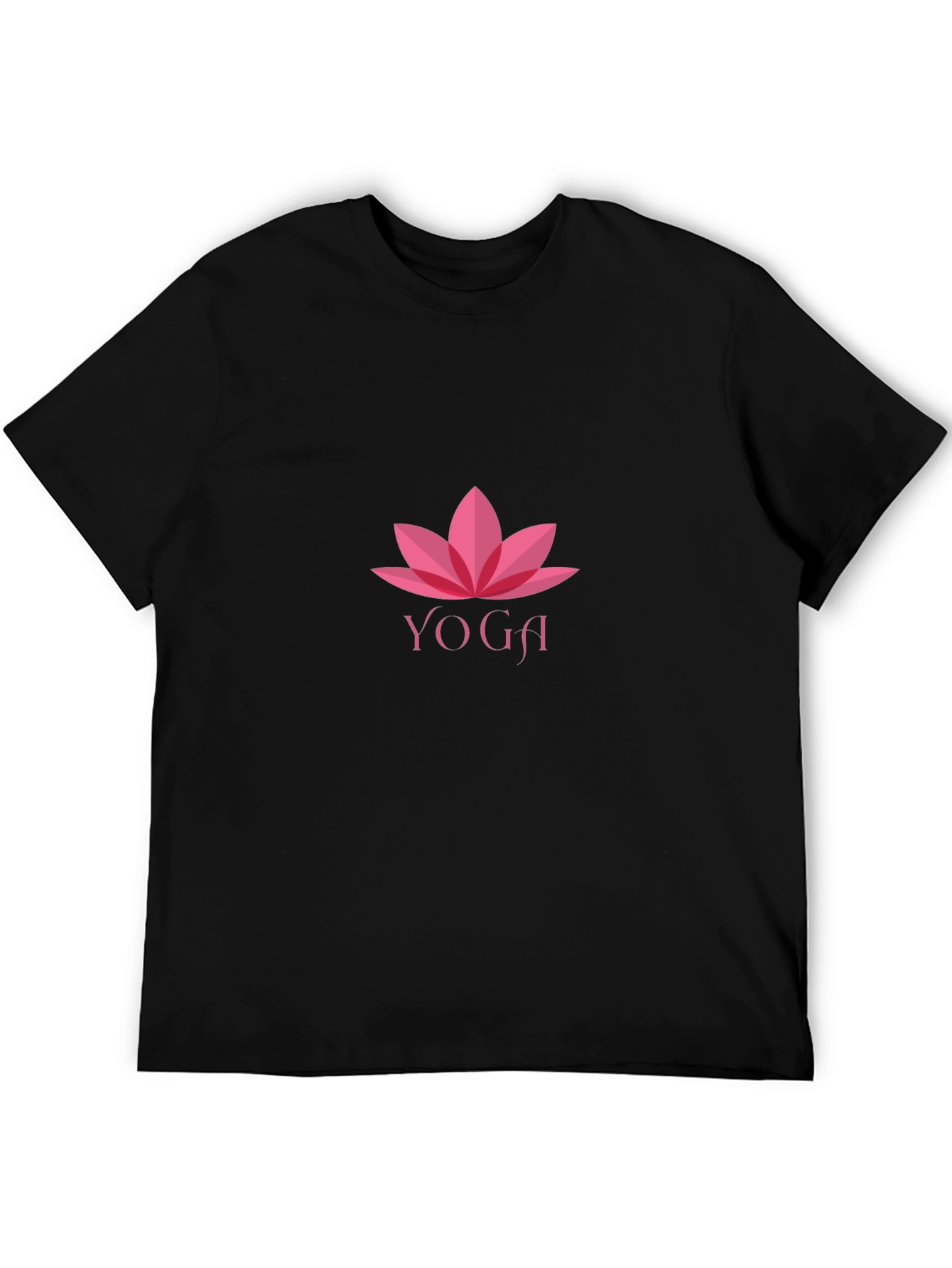 Yoga Lotus Flower Graphic T-Shirt