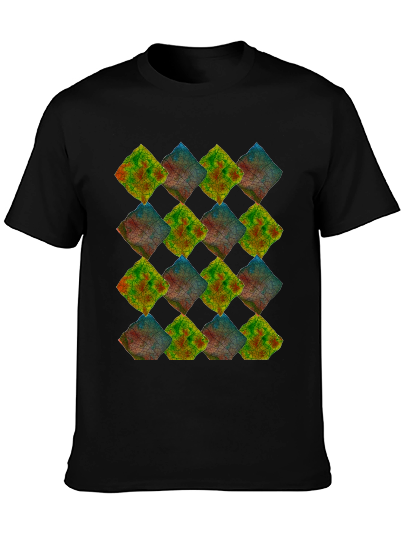 Abstract Mosaic Tee - Unique Graphic Print