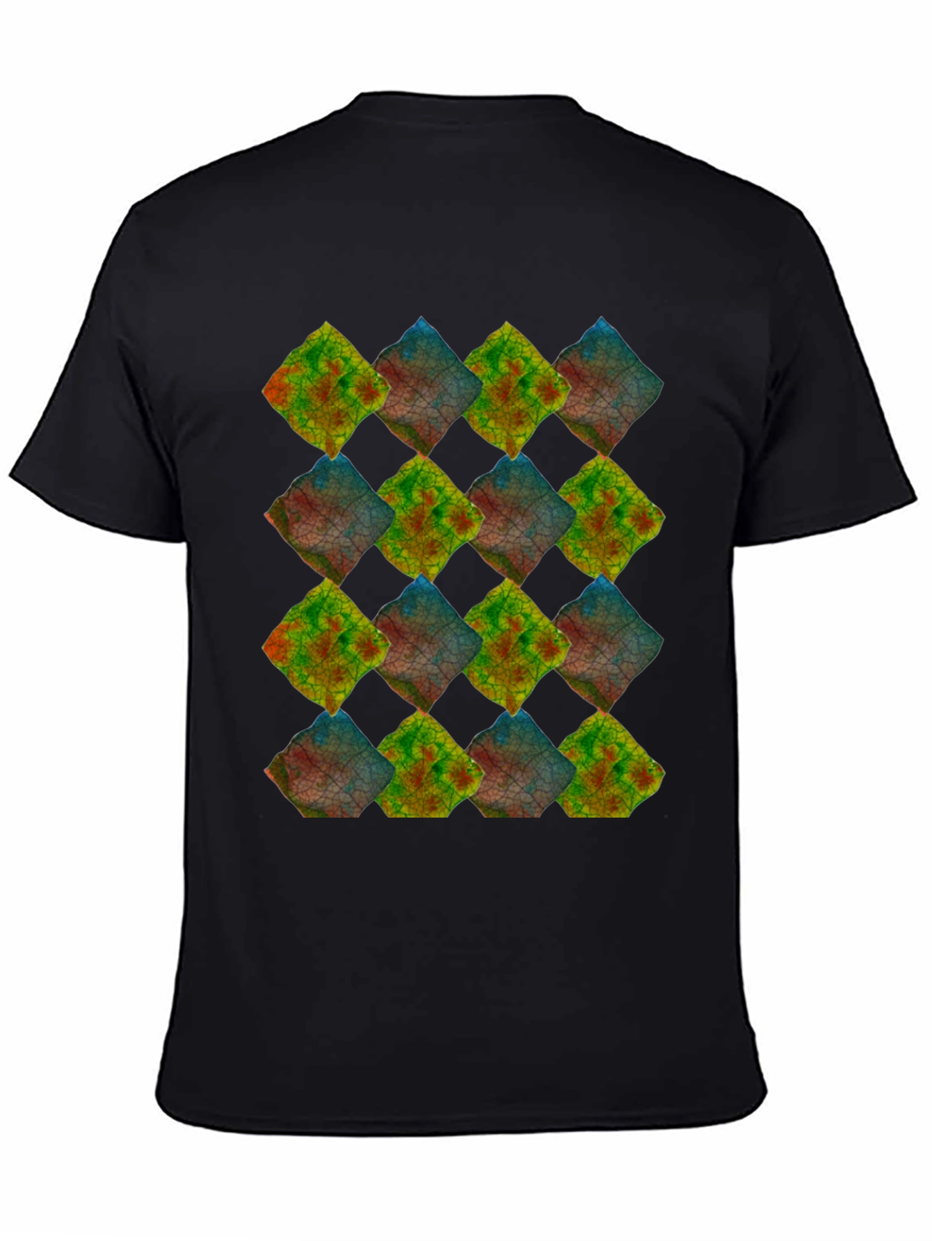 Abstract Mosaic Tee - Unique Graphic Print