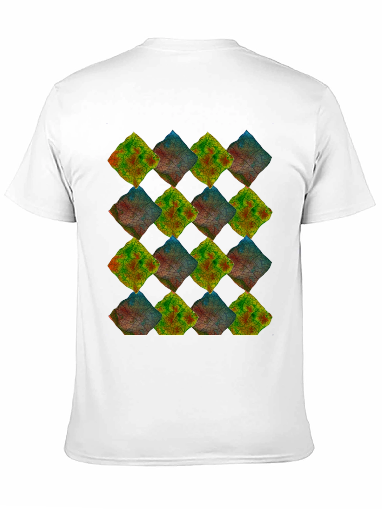 Abstract Mosaic Tee - Unique Graphic Print