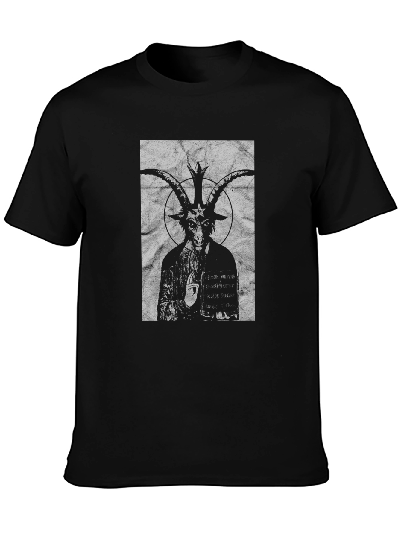 Baphomet Graphic Tee - Dark Occult Shirt