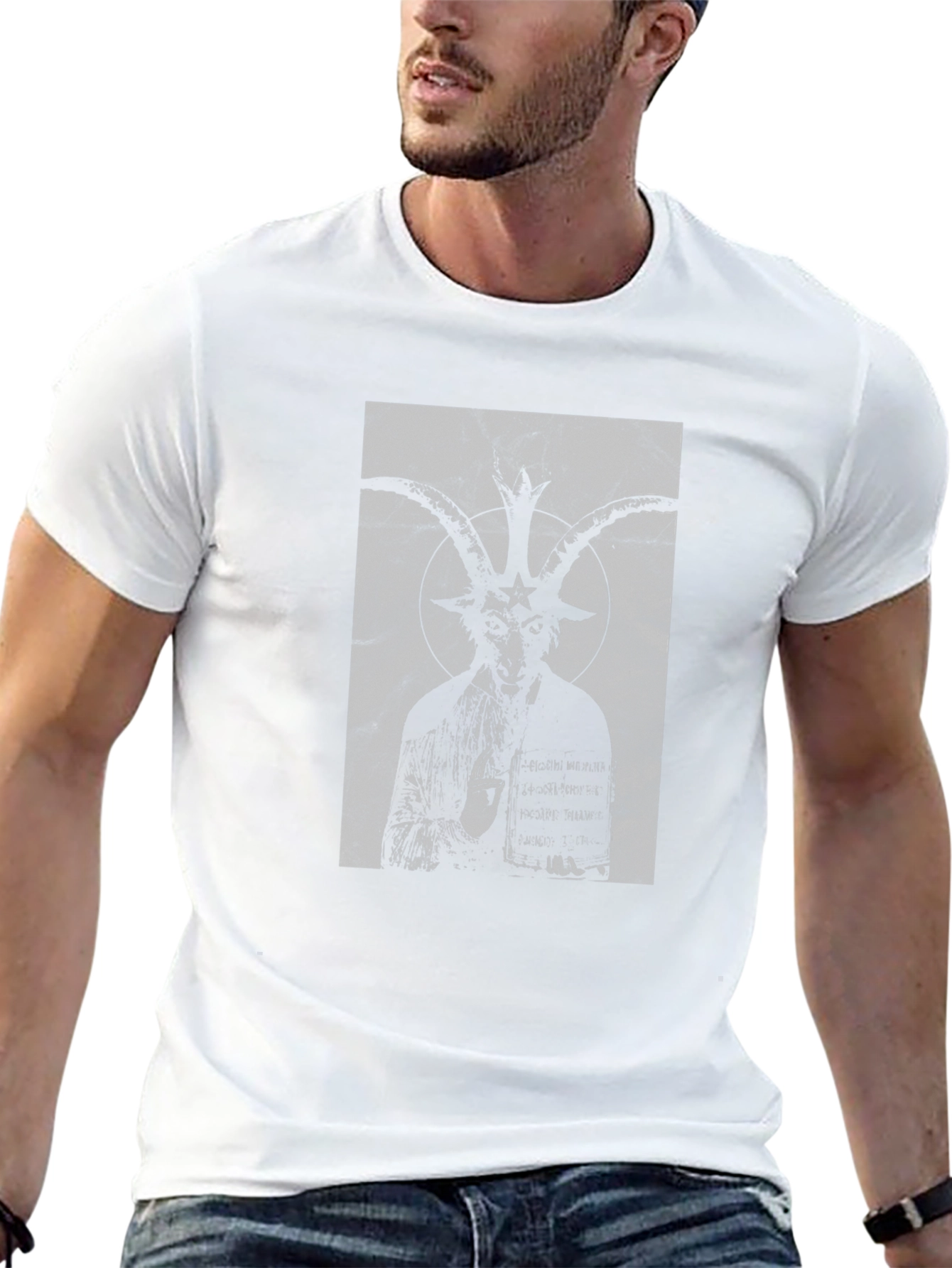 Baphomet Graphic Tee - Dark Occult Shirt