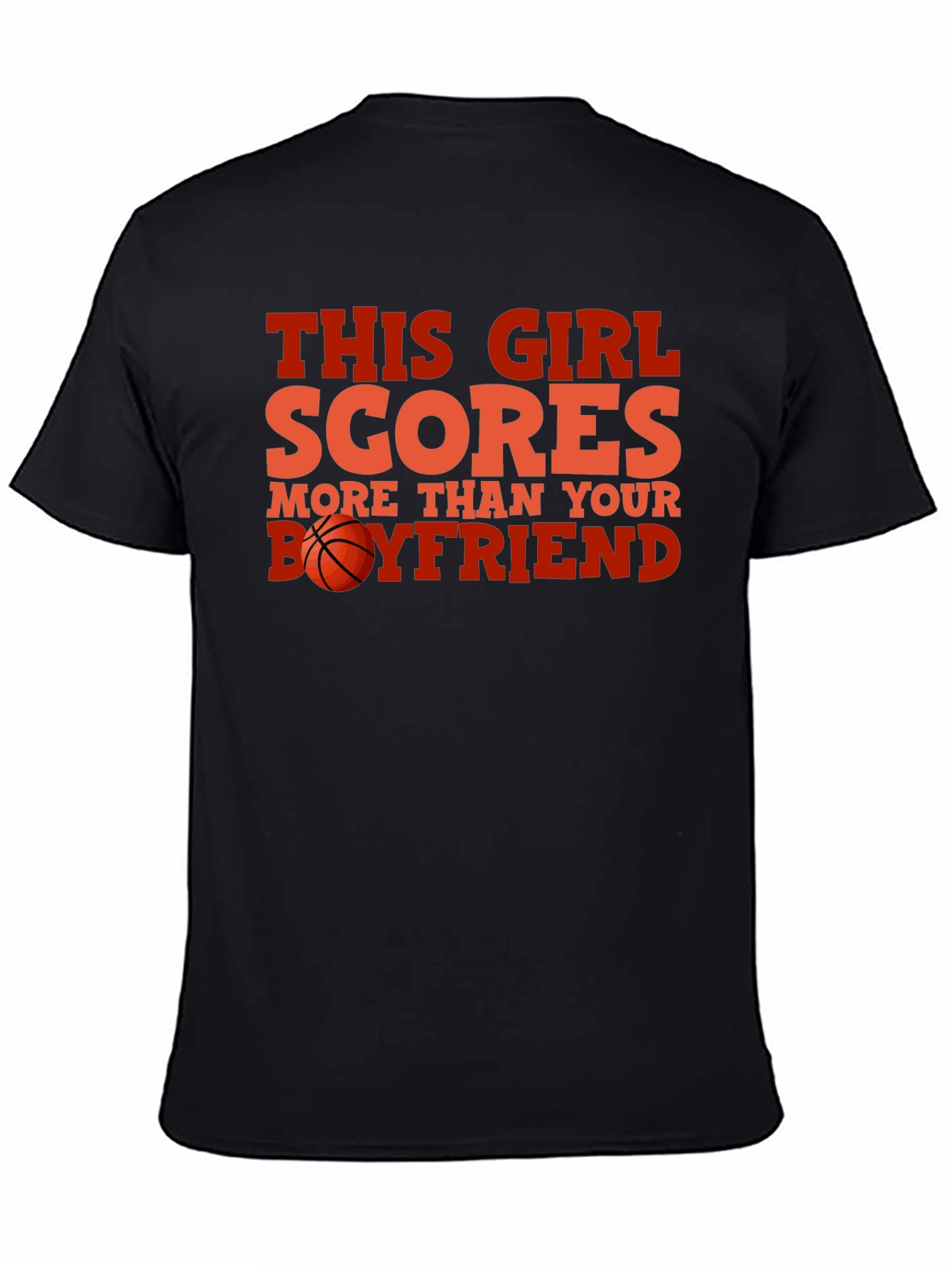 This Girl Scores Basketball Graphic Tee