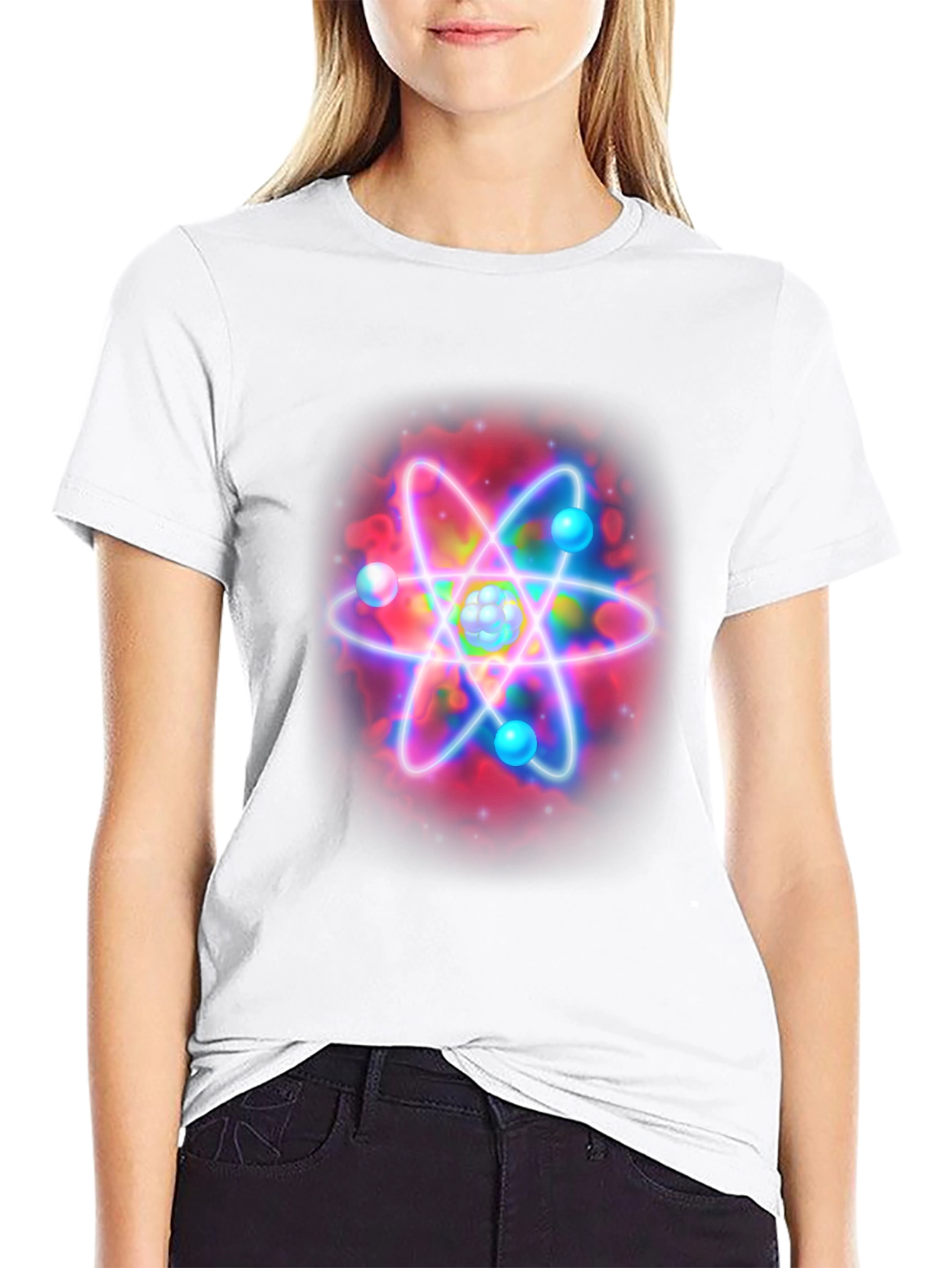 Atom Graphic T-Shirt - Science Design