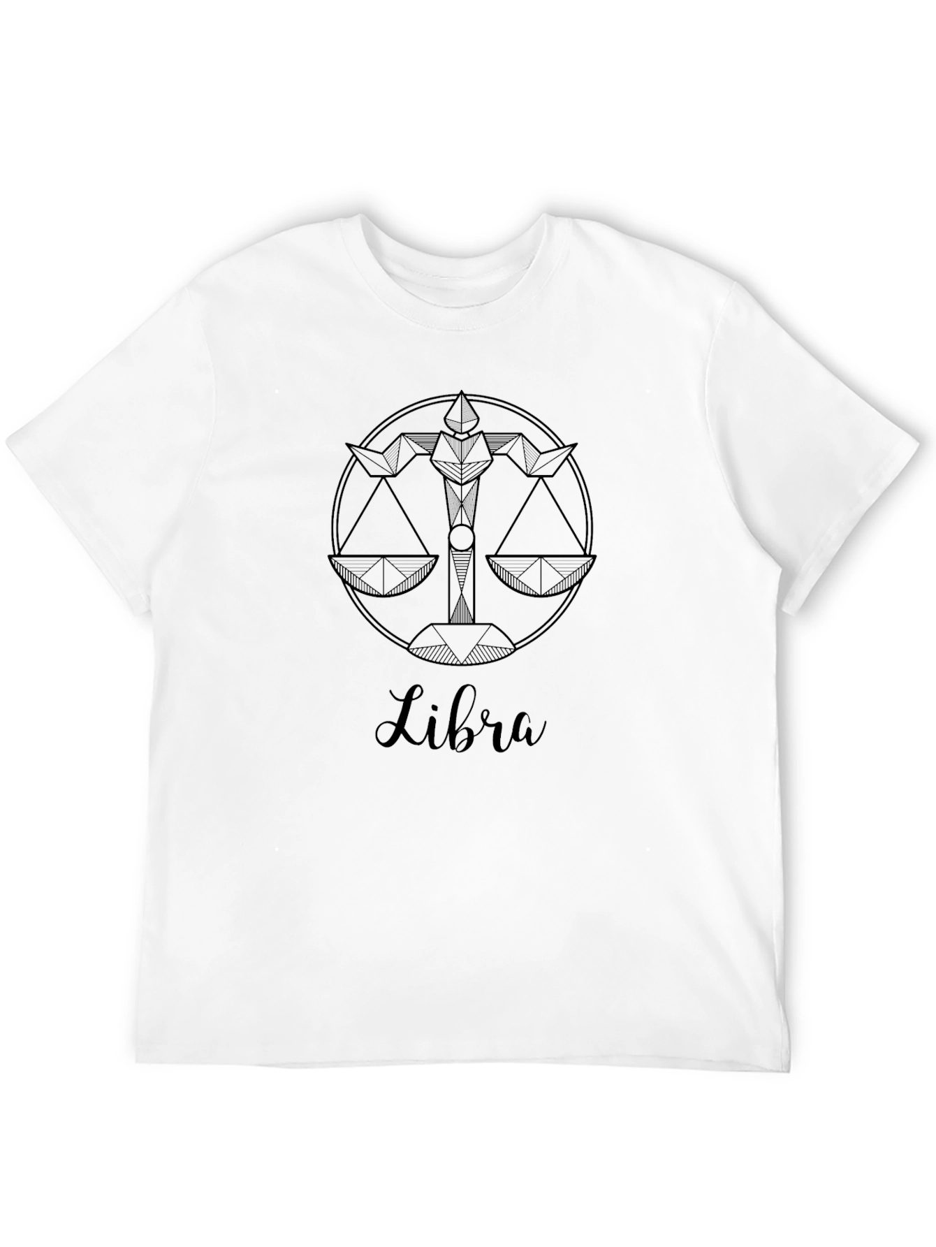 Libra Zodiac Sign Graphic T-Shirt