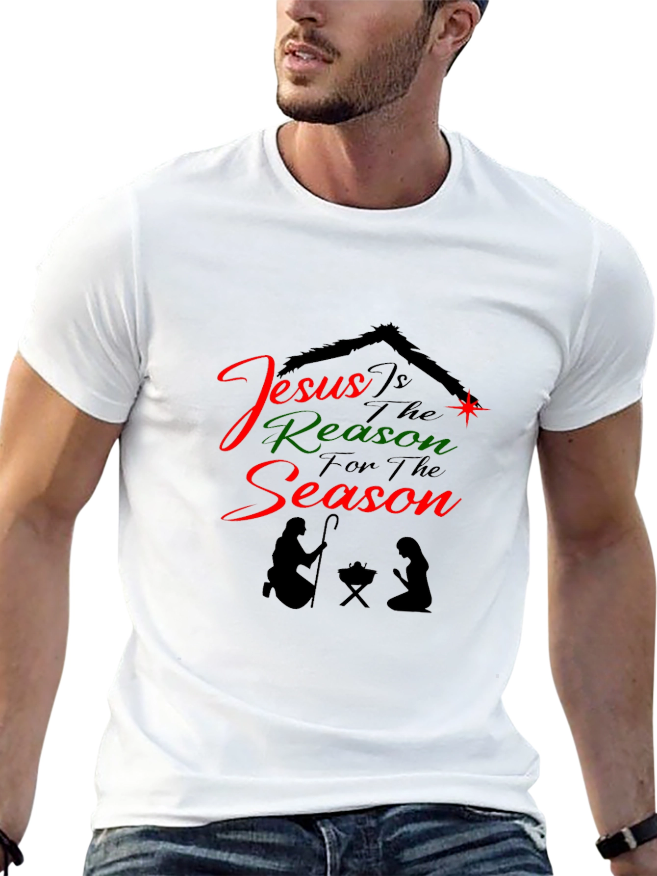 Jesus Is The Reason Black T-Shirt