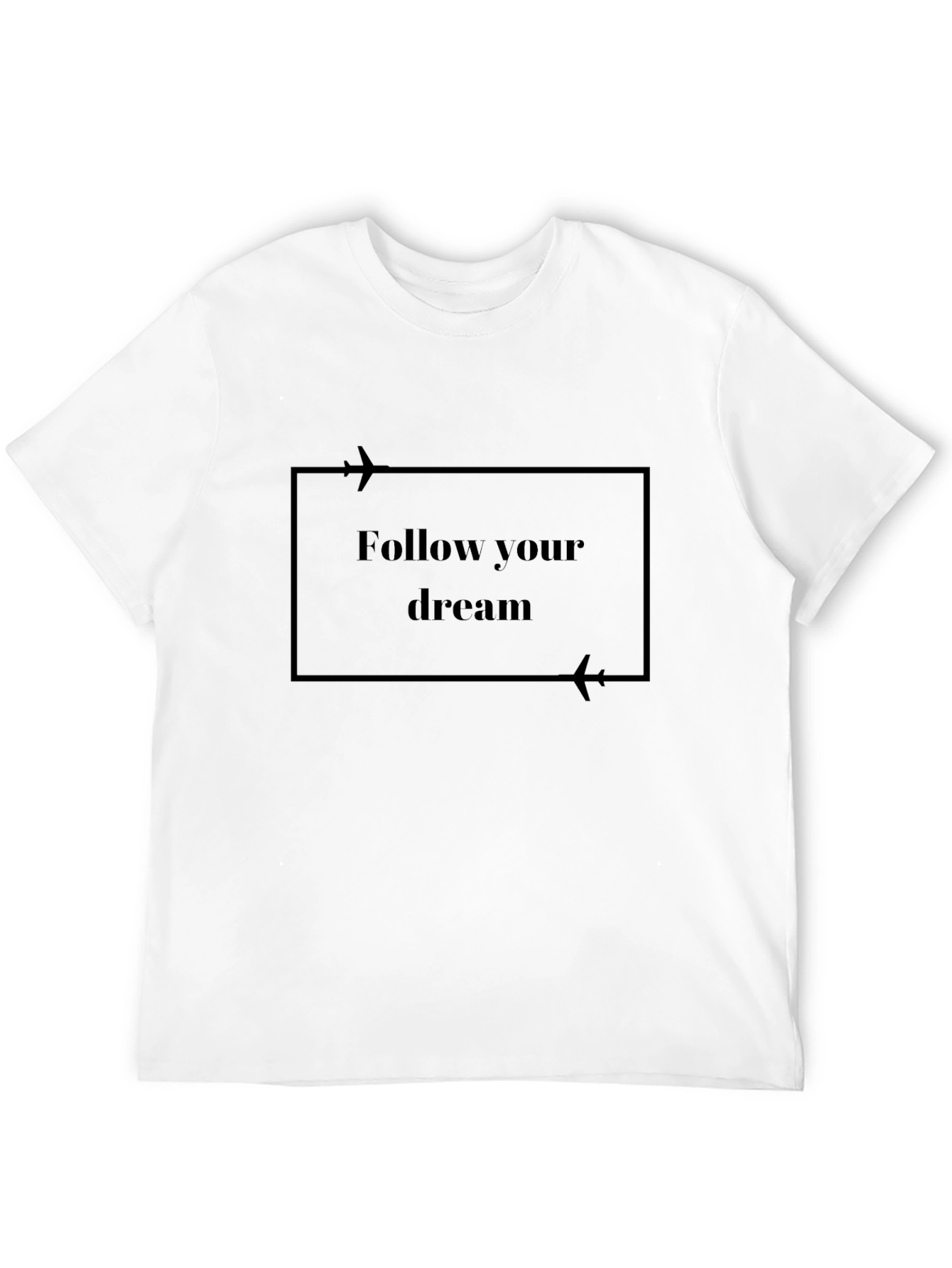 Follow Your Dream Graphic Tee - Black