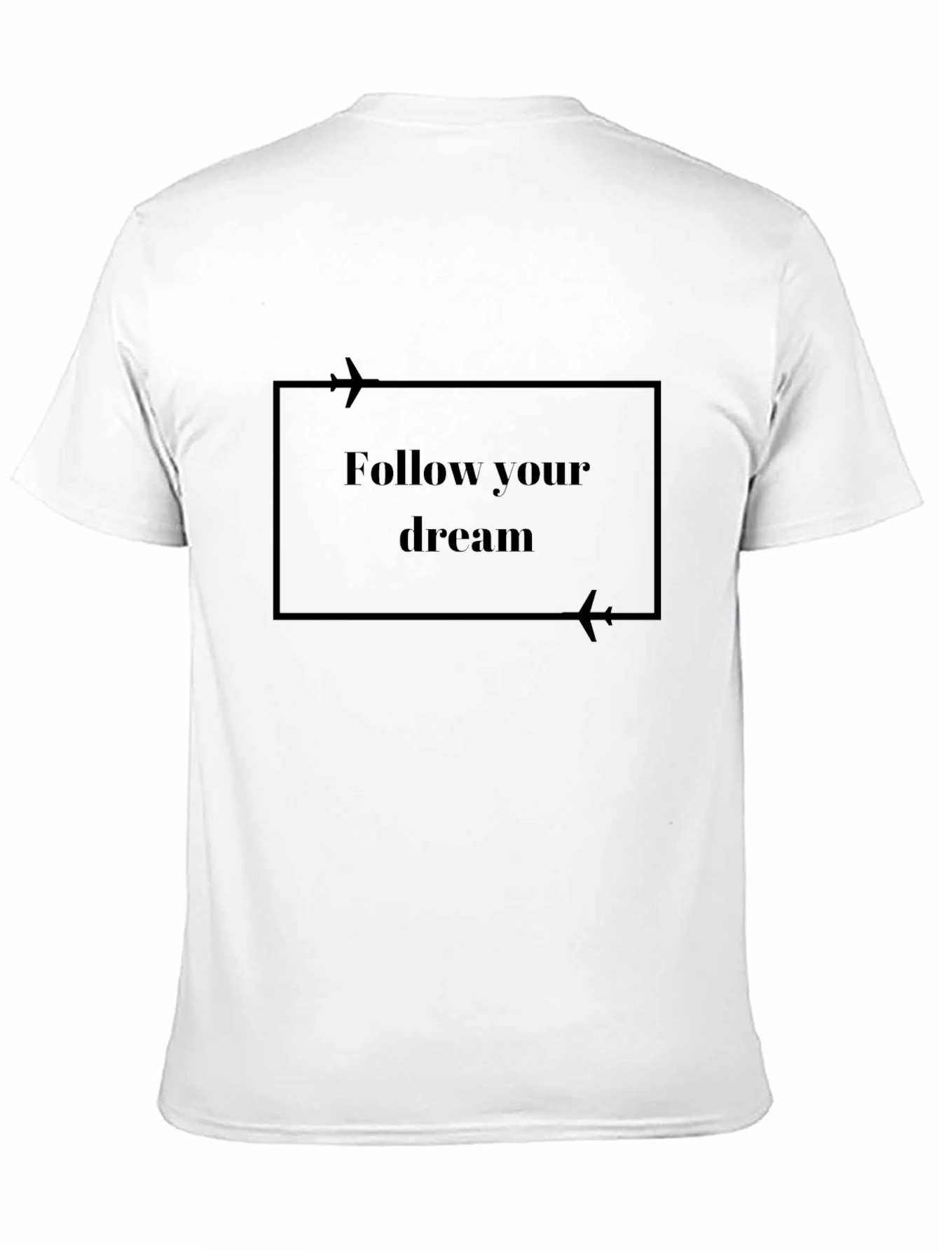 Follow Your Dream Graphic Tee - Black