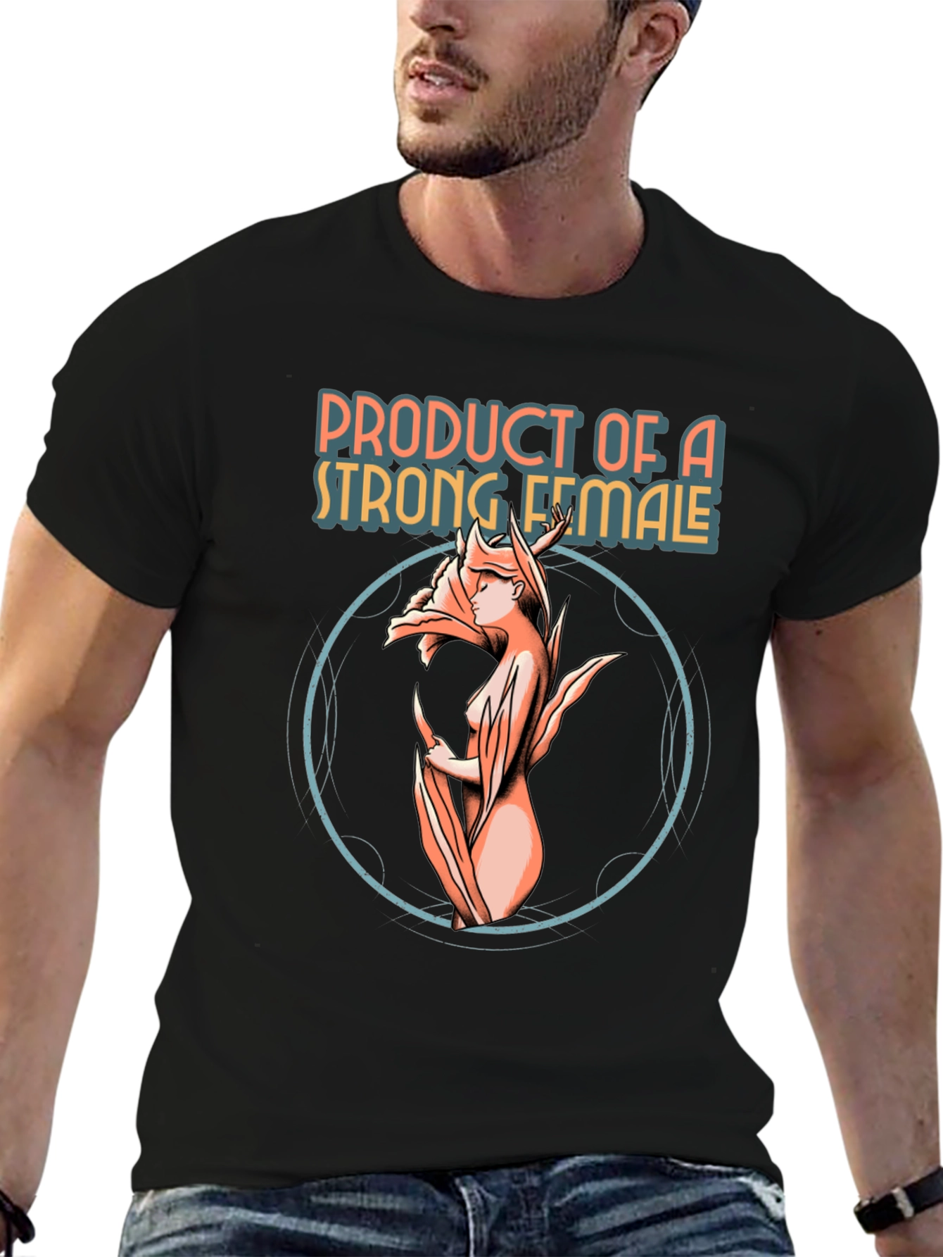 Strong Female Graphic Tee - Unique Design