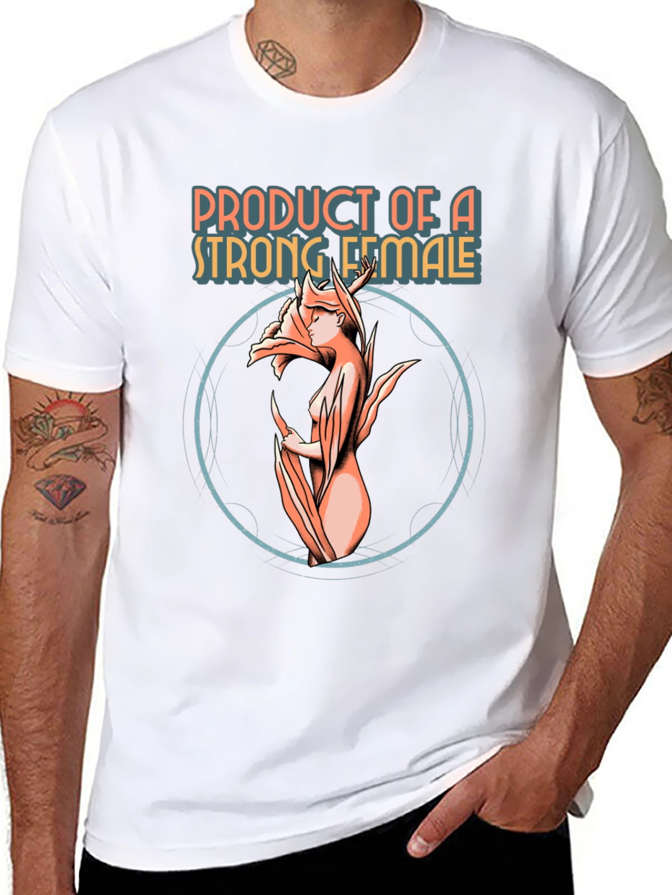 Strong Female Graphic Tee - Unique Design