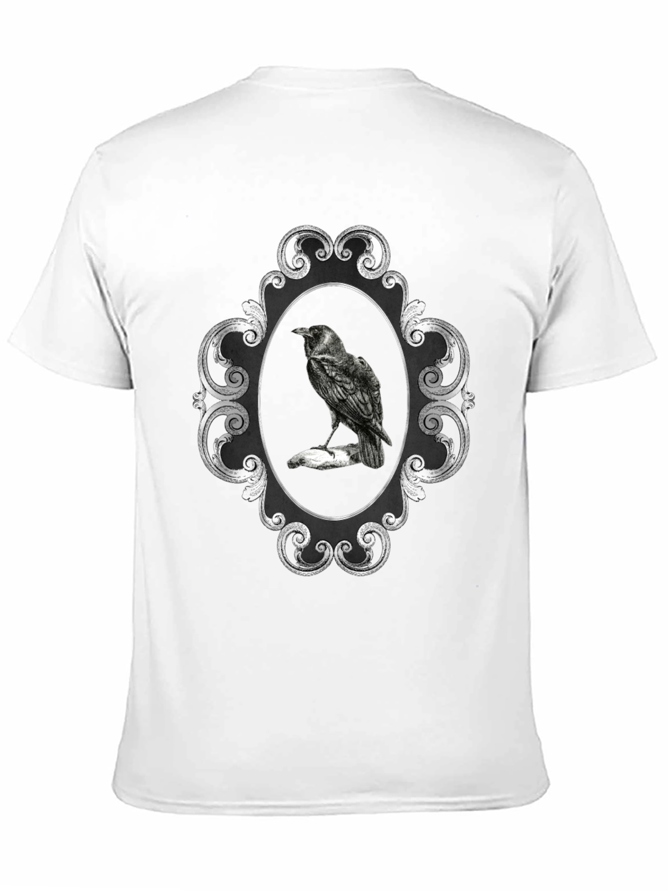 Raven Framed Black T-Shirt
