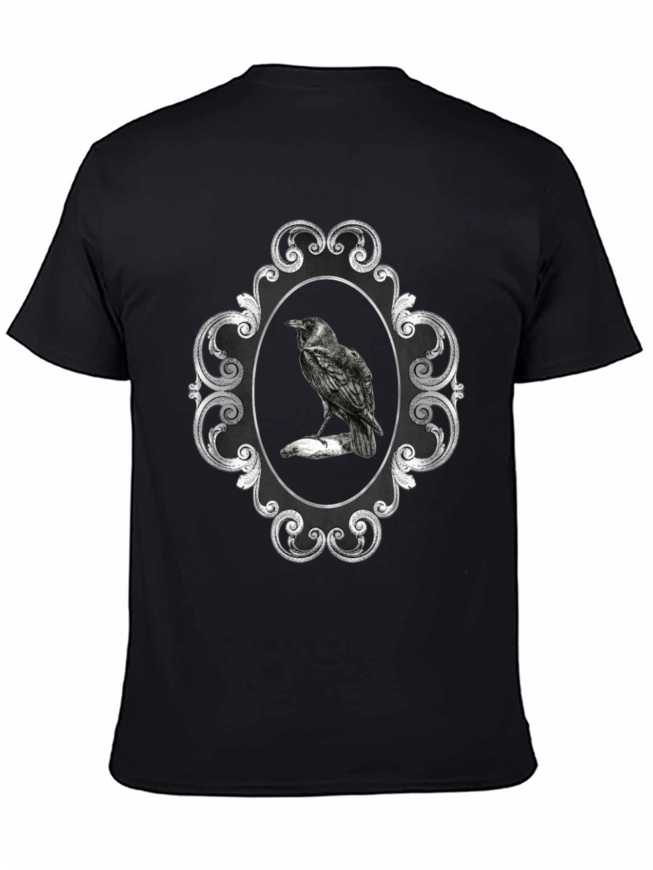 Raven Framed Black T-Shirt