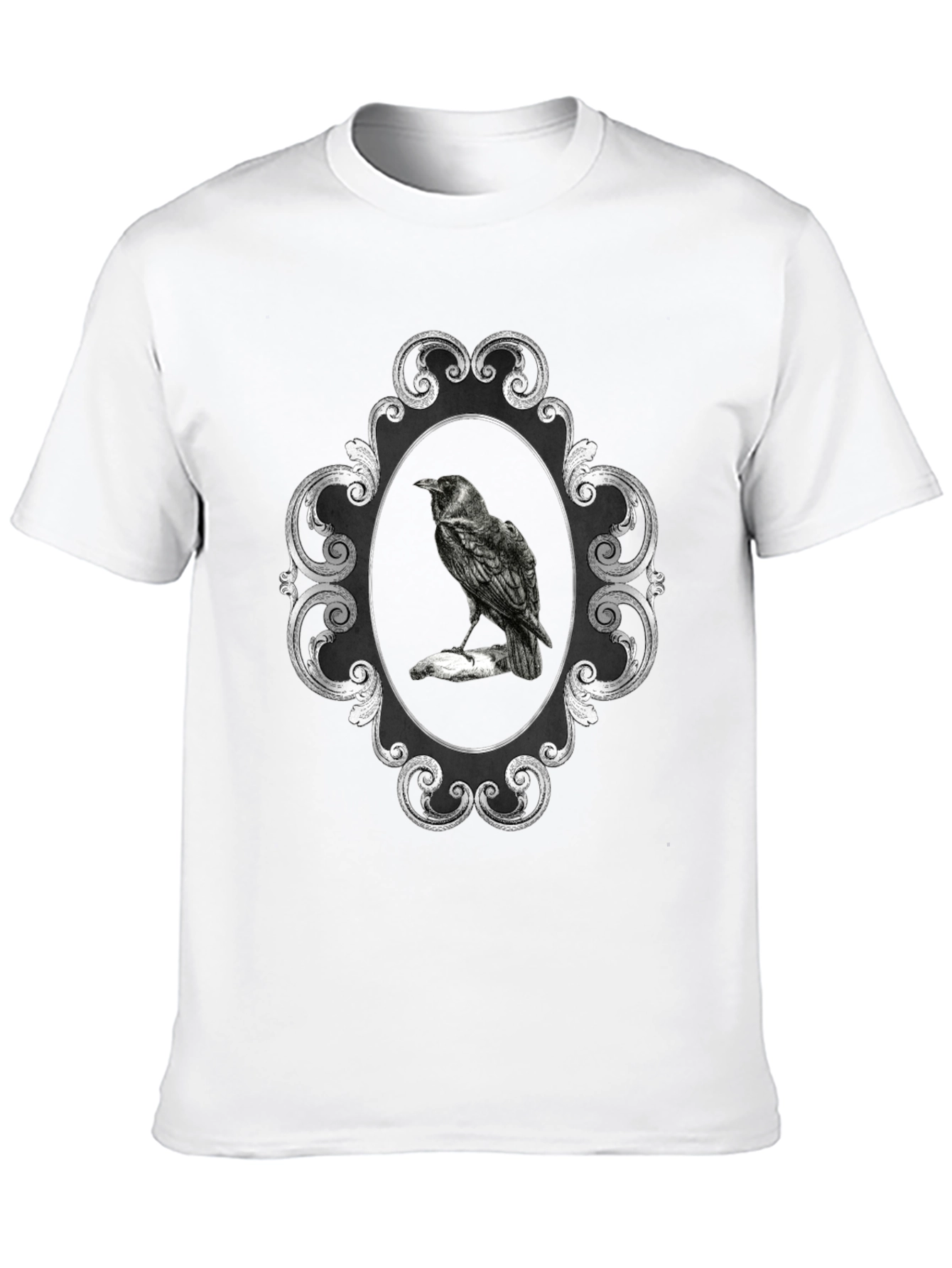 Raven Framed Black T-Shirt