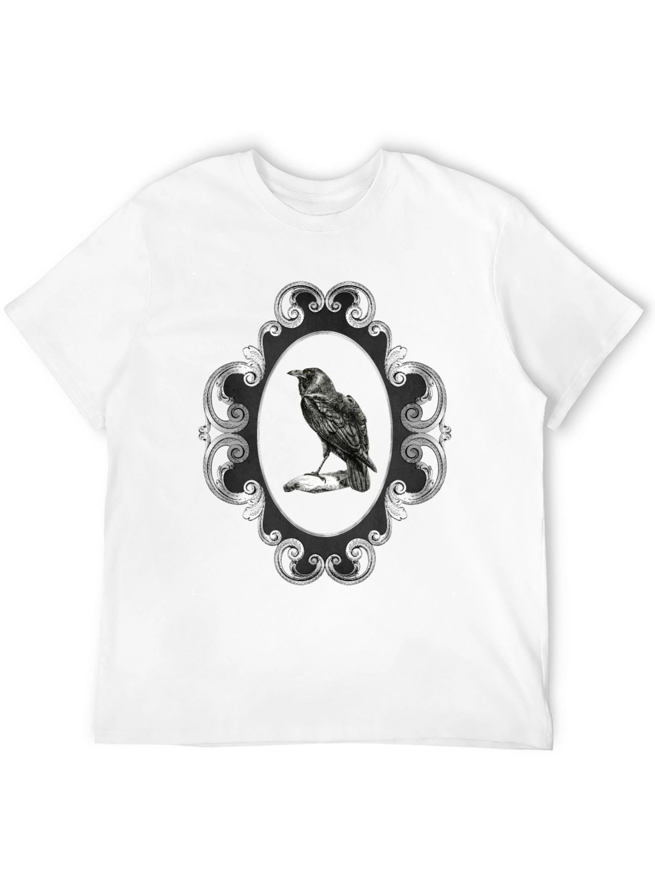 Raven Framed Black T-Shirt