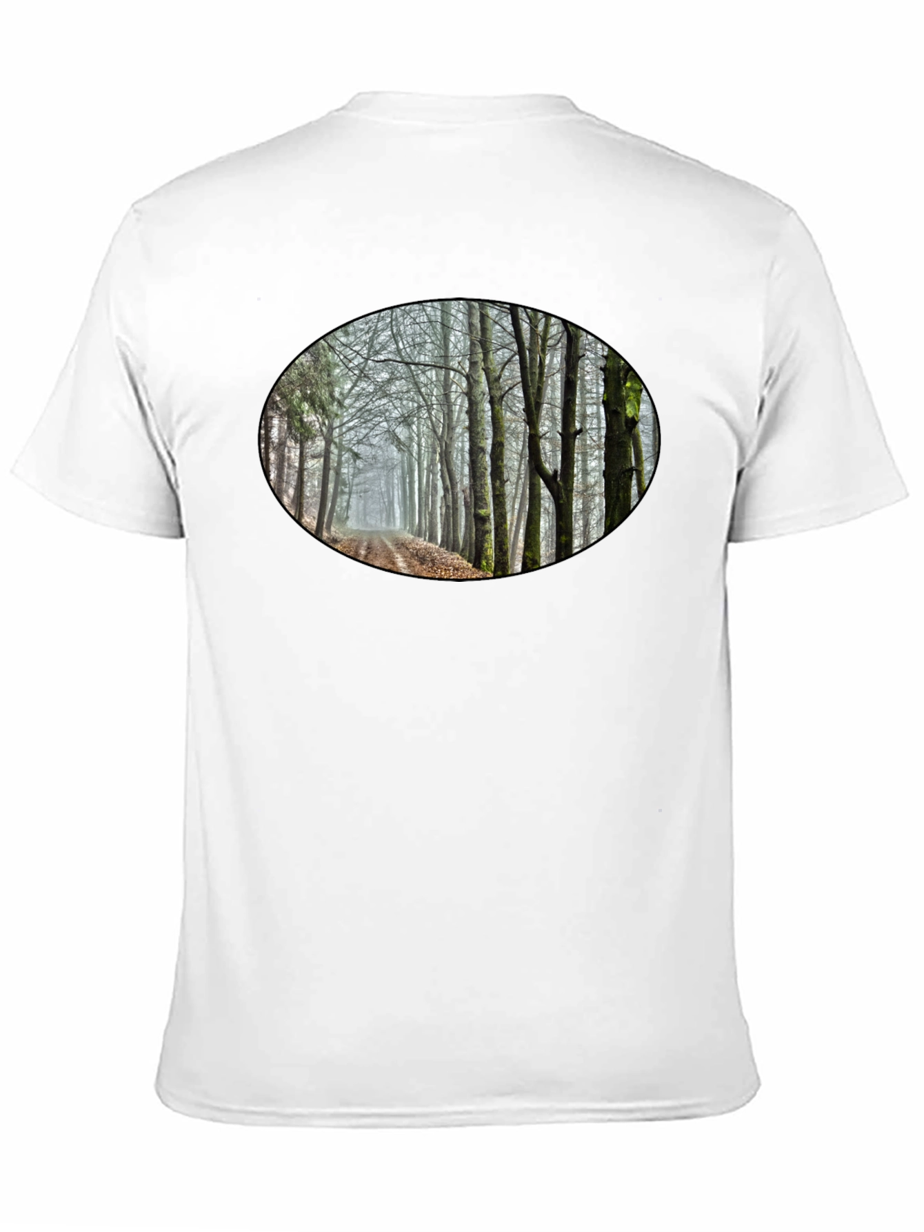 Nature Trail Graphic Tee - Black Cotton Blend