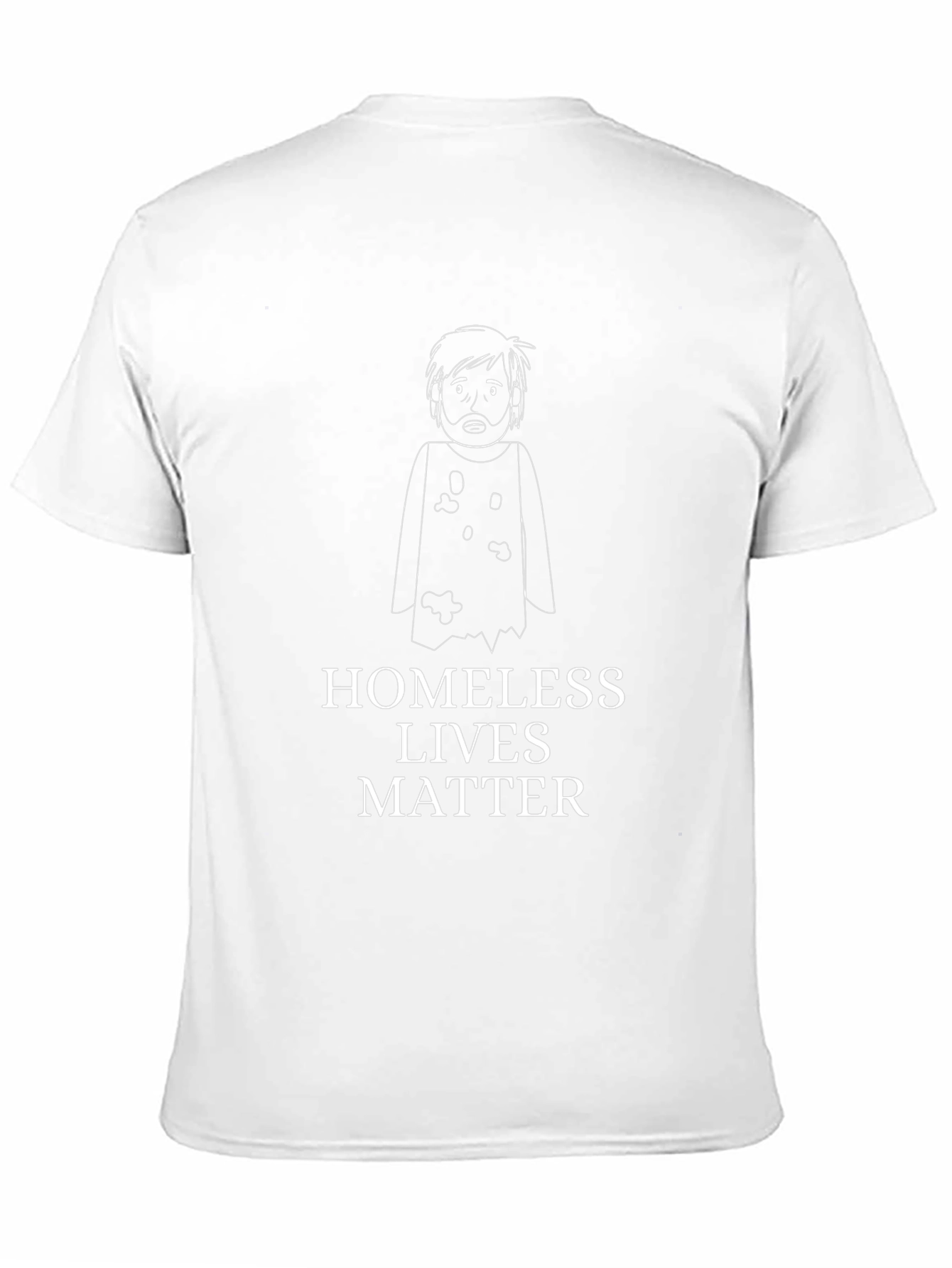 Homeless Lives Matter Graphic T-Shirt
