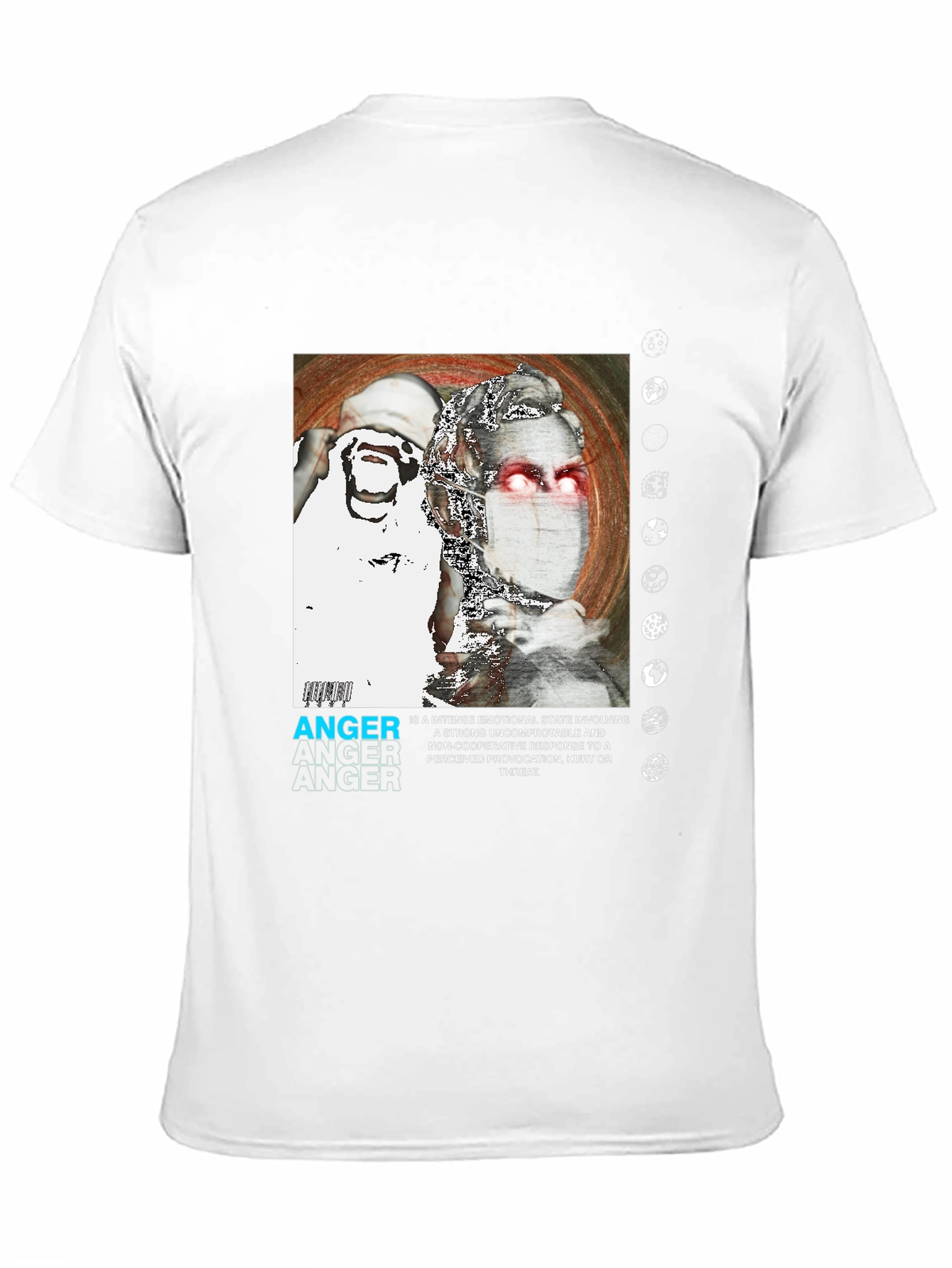 Anger Graphic Print T-Shirt - Modern Streetwear